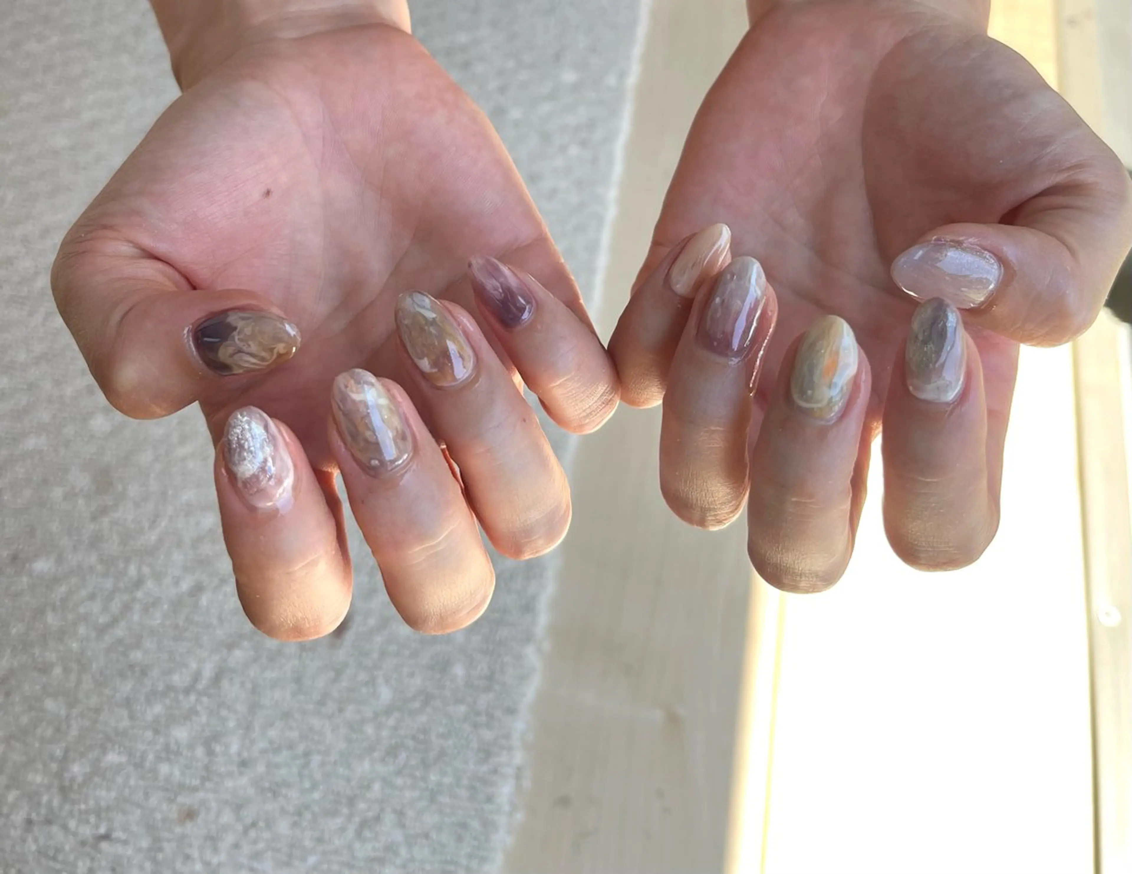 ショート カラー キッズ ネイル 2DY NAIL SALONのネイルデザイン