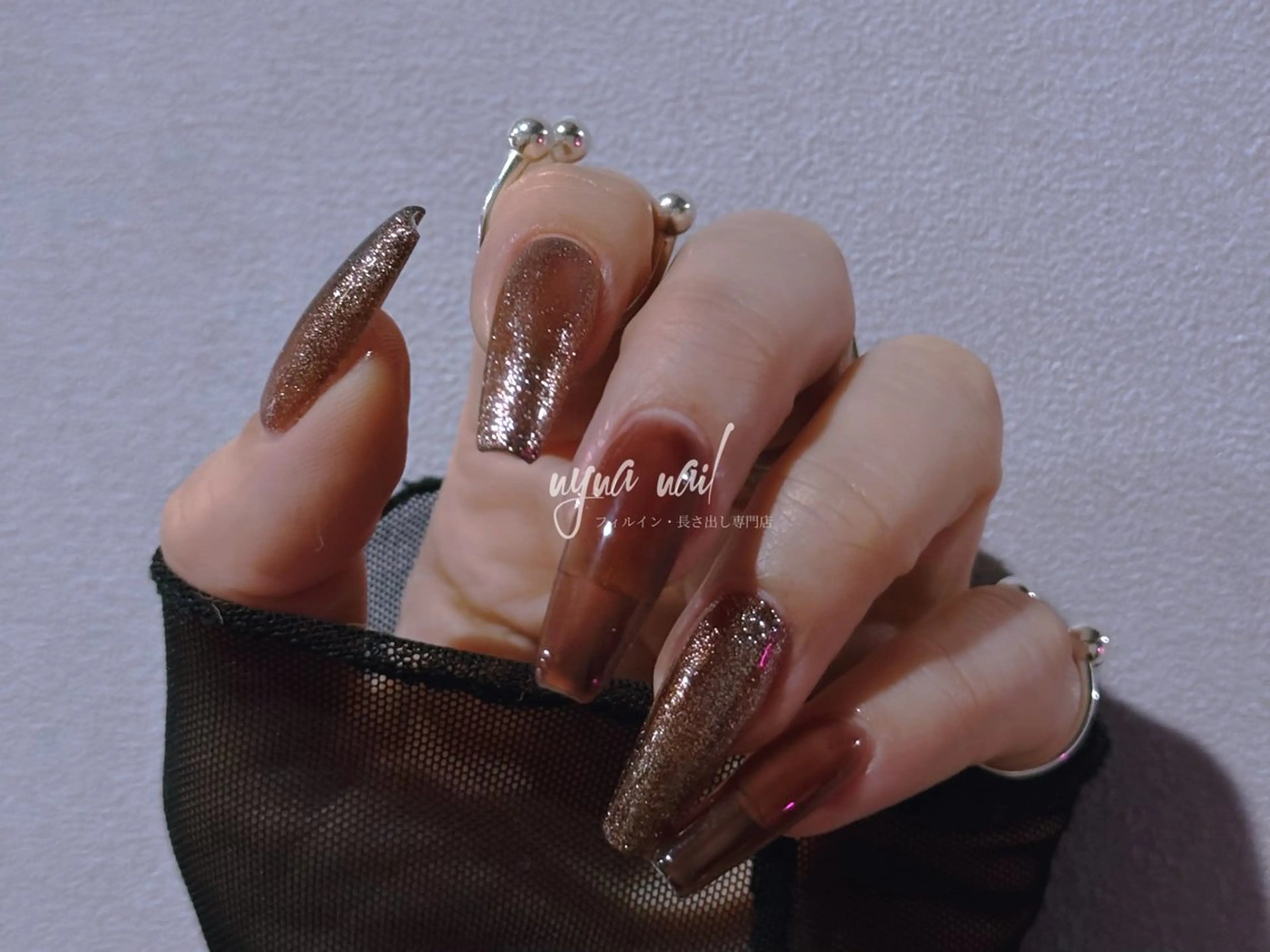 ネイル ハンドネイル 長さ出し専門 nynaのネイルデザイン