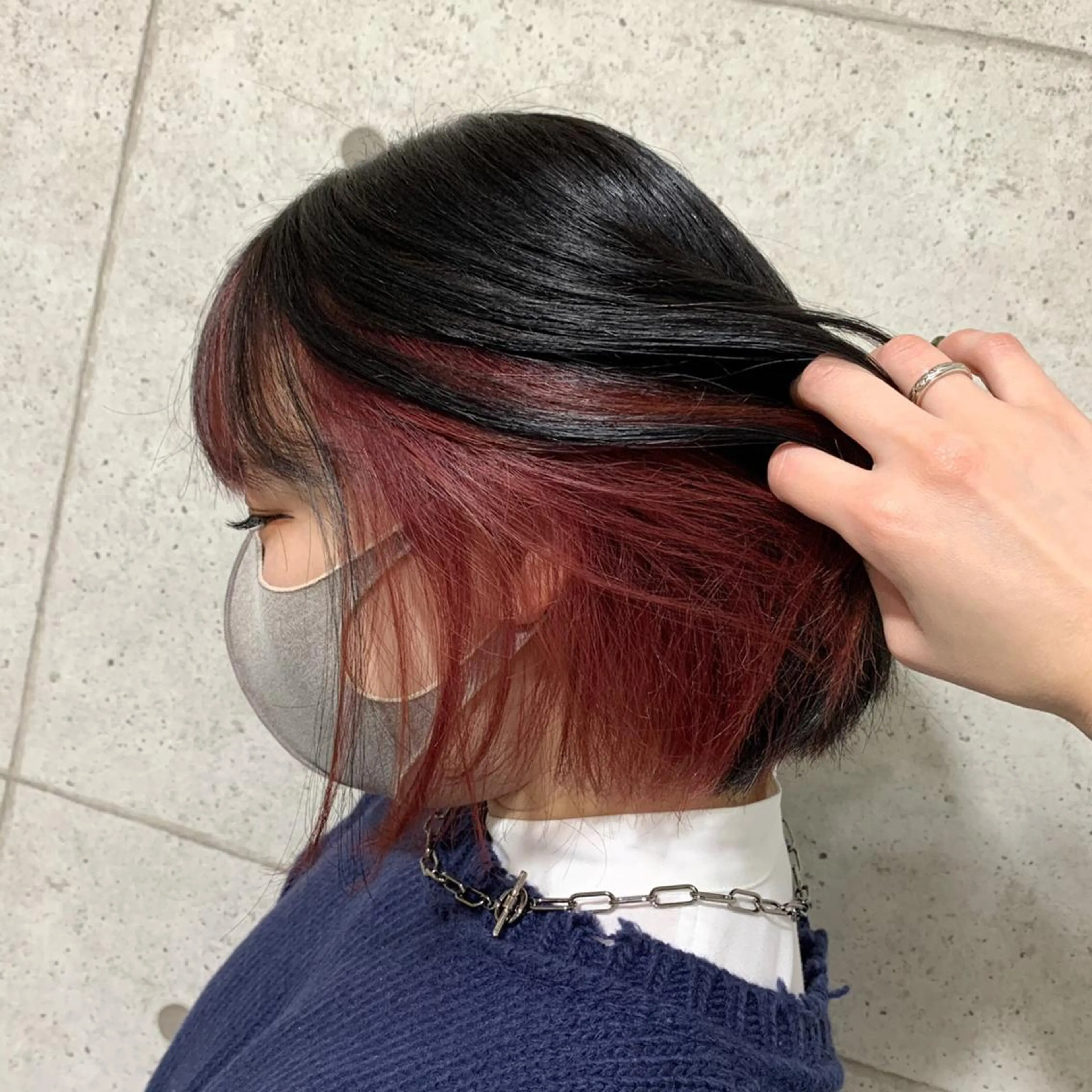セミロング ヘアカラー RecheRche 池袋のヘアスタイル
