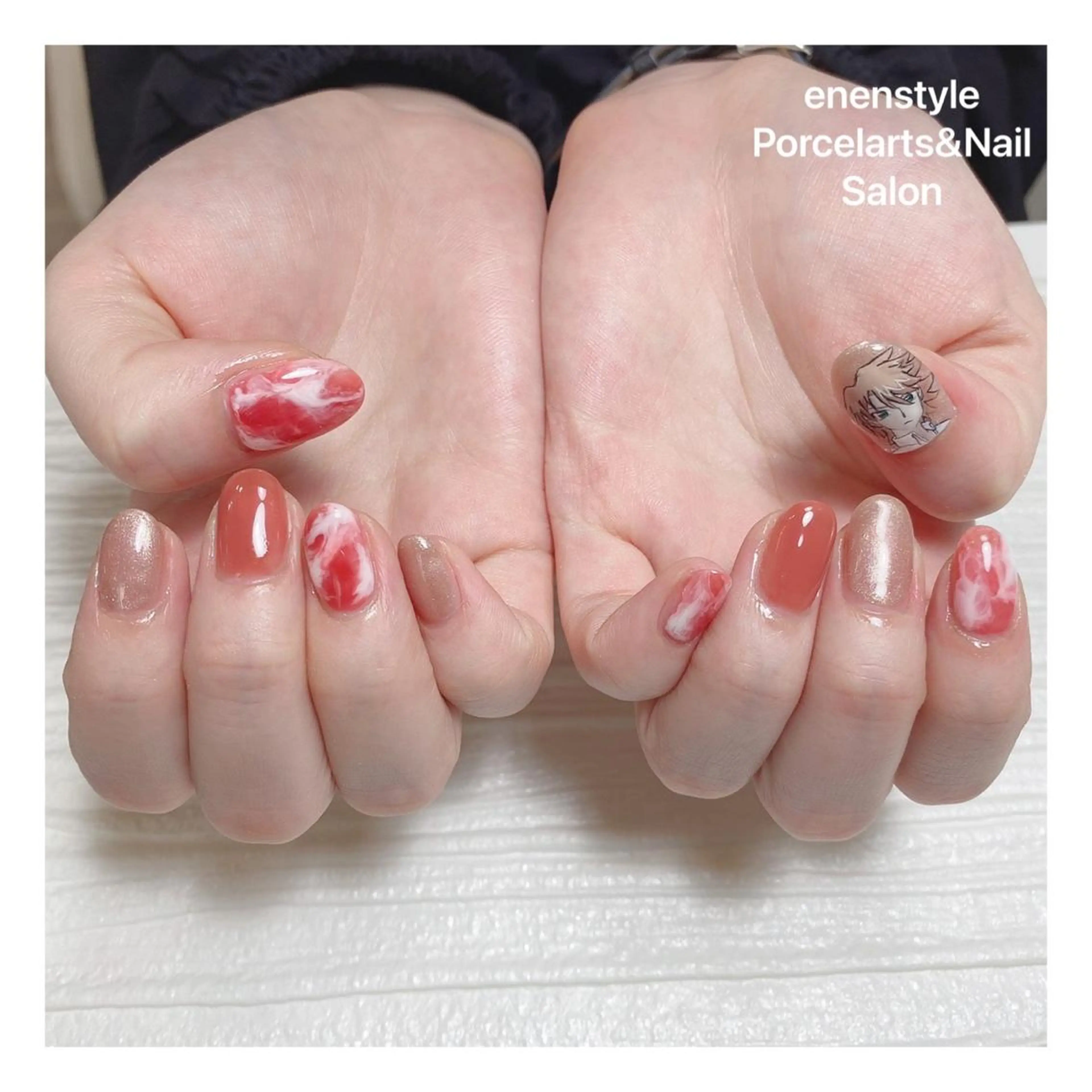 ショート ネイル 👑enen style👑のネイルデザイン