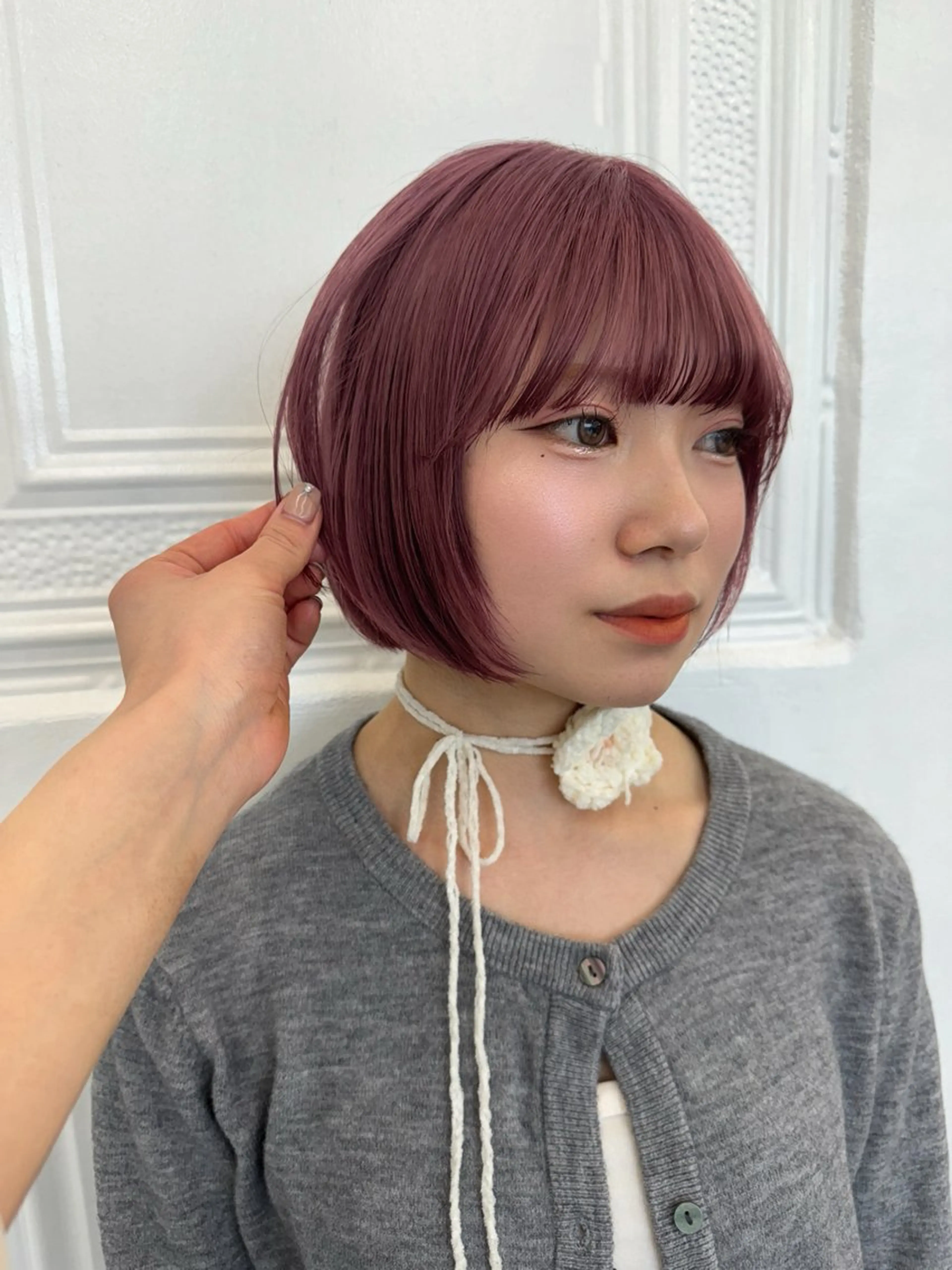 ショート 艶髪／レイヤー／ 垢抜け🩵／MARIのヘアスタイル