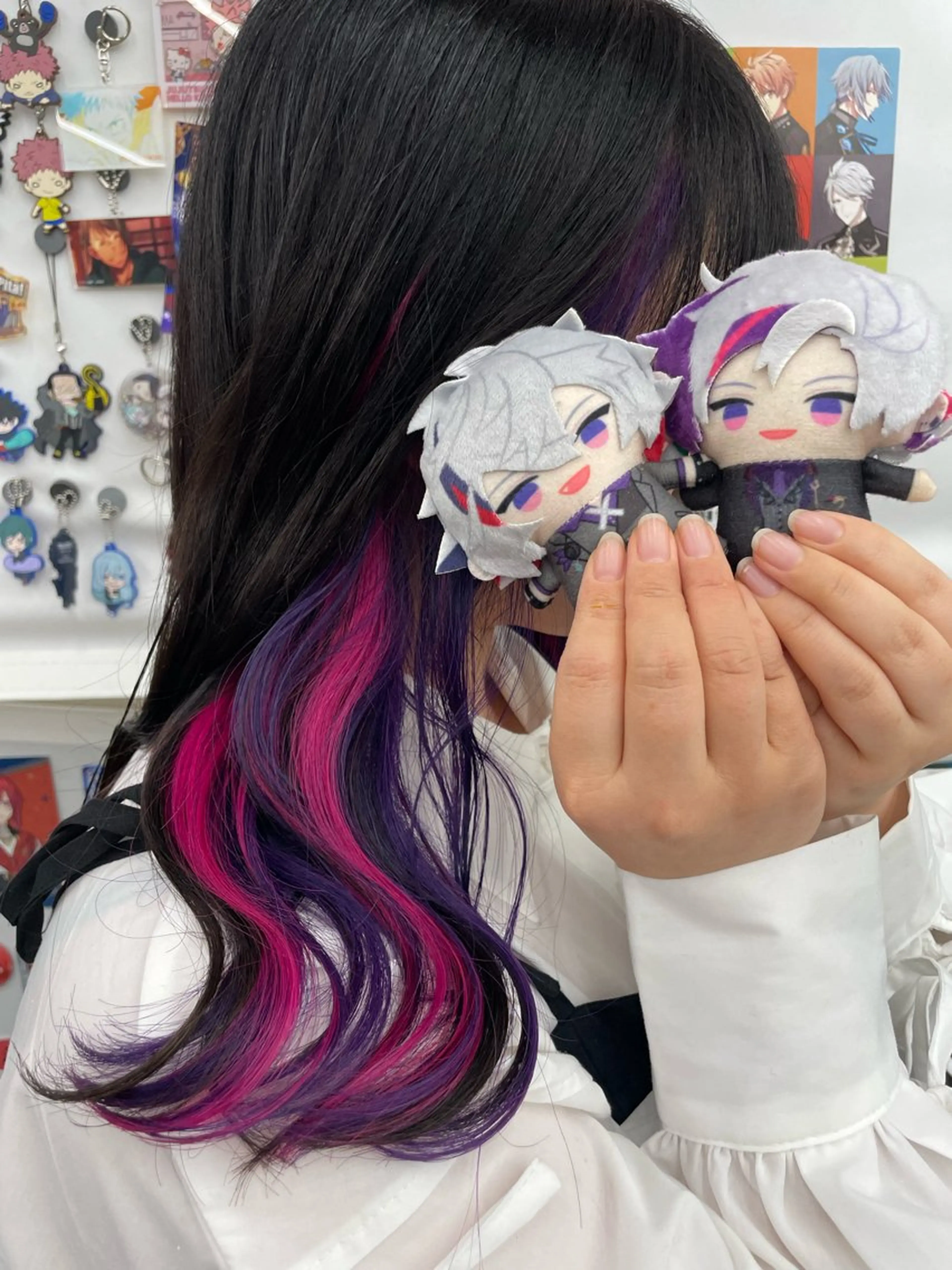 ロング カラー カット ヘアカラー インナーカラー 推し ブリーチ  髪質改善のヘアスタイル