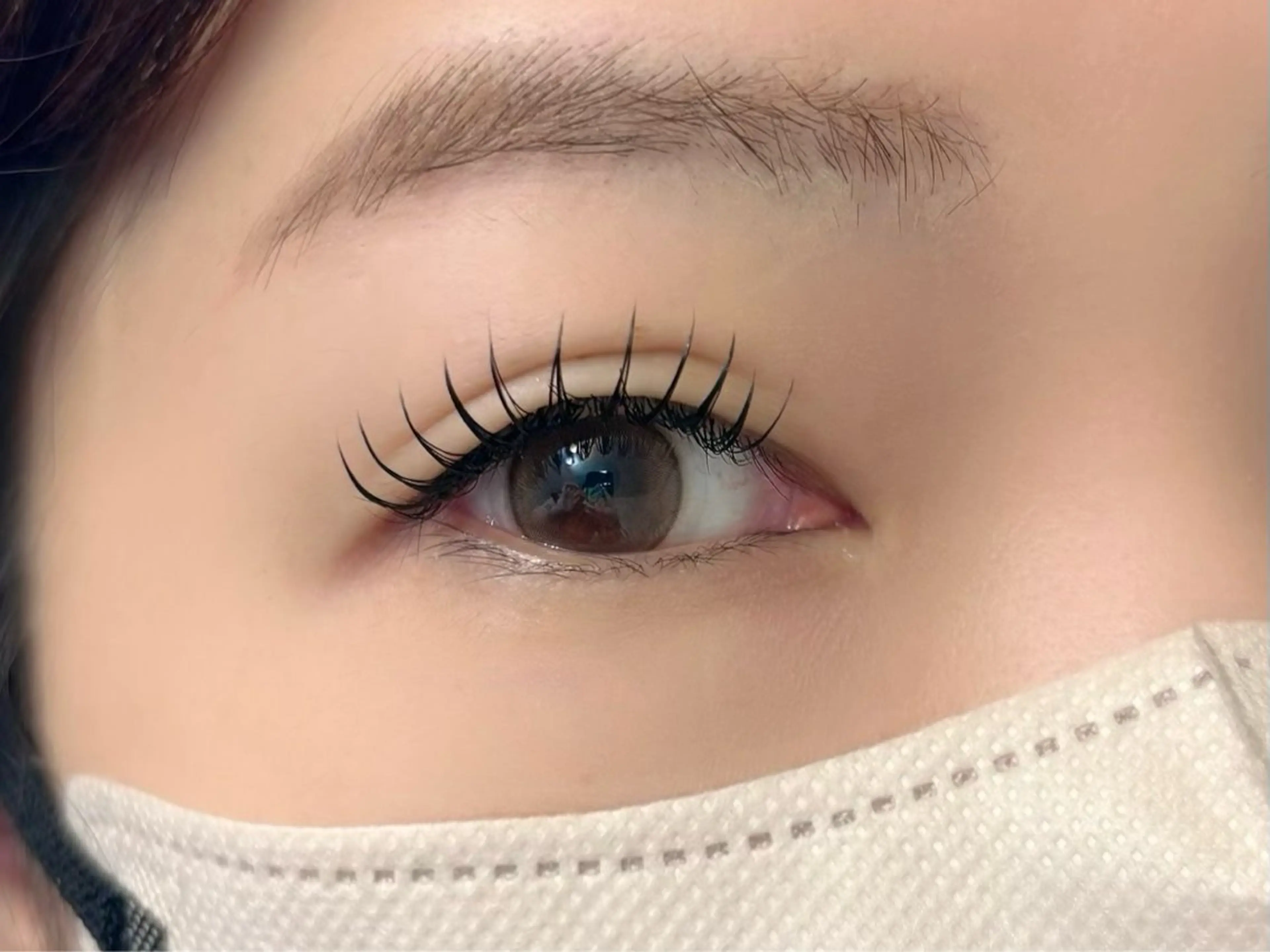 マツエク・マツパ 束感まつ毛 フラットラッシュ 韓国風マツエク 天王寺シャルモン misakiのマツエク・マツパデザイン
