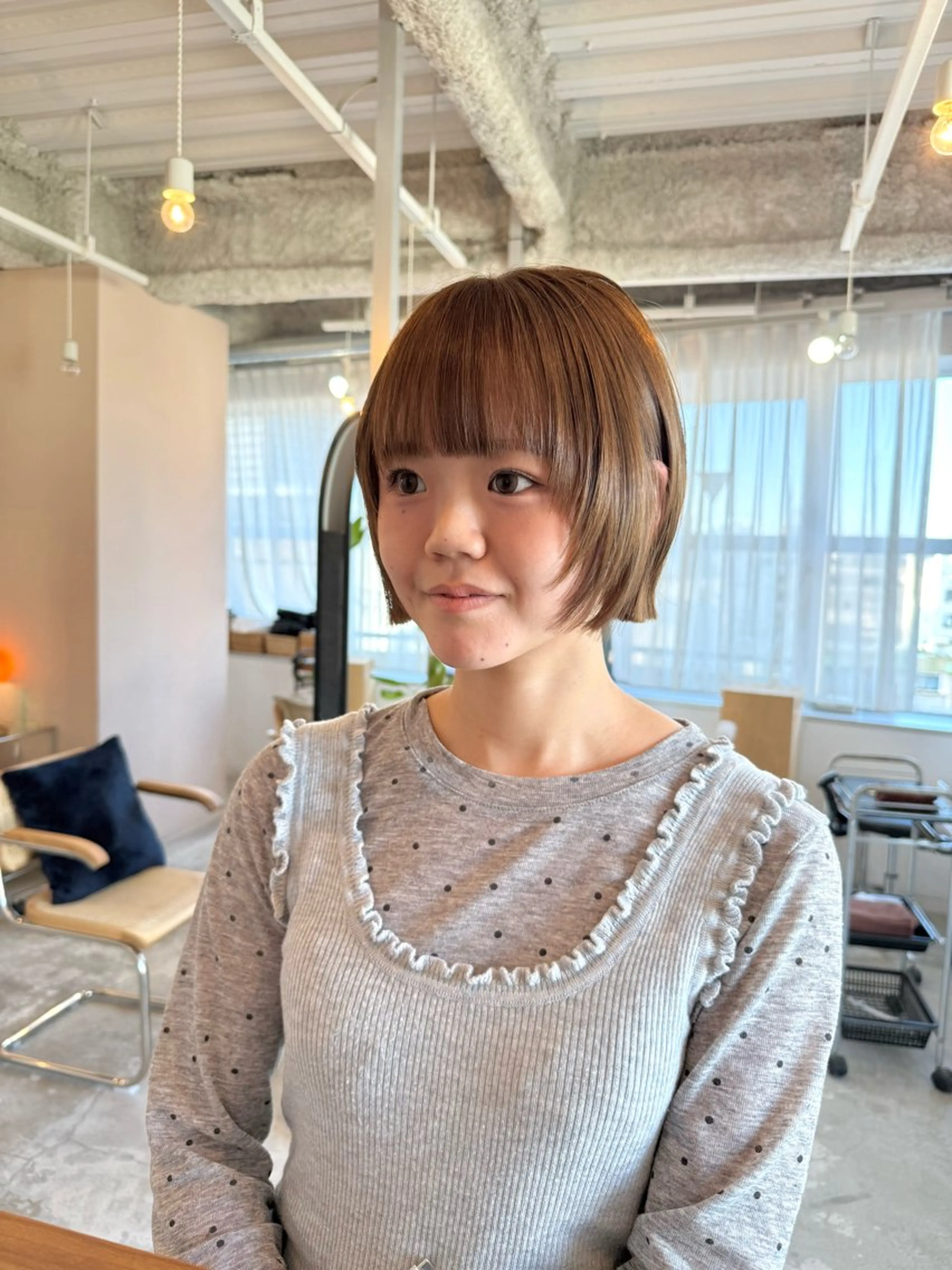 ショート カラー カット ヘアカラー トリートメント TRENCH　相澤 果歩のヘアスタイル