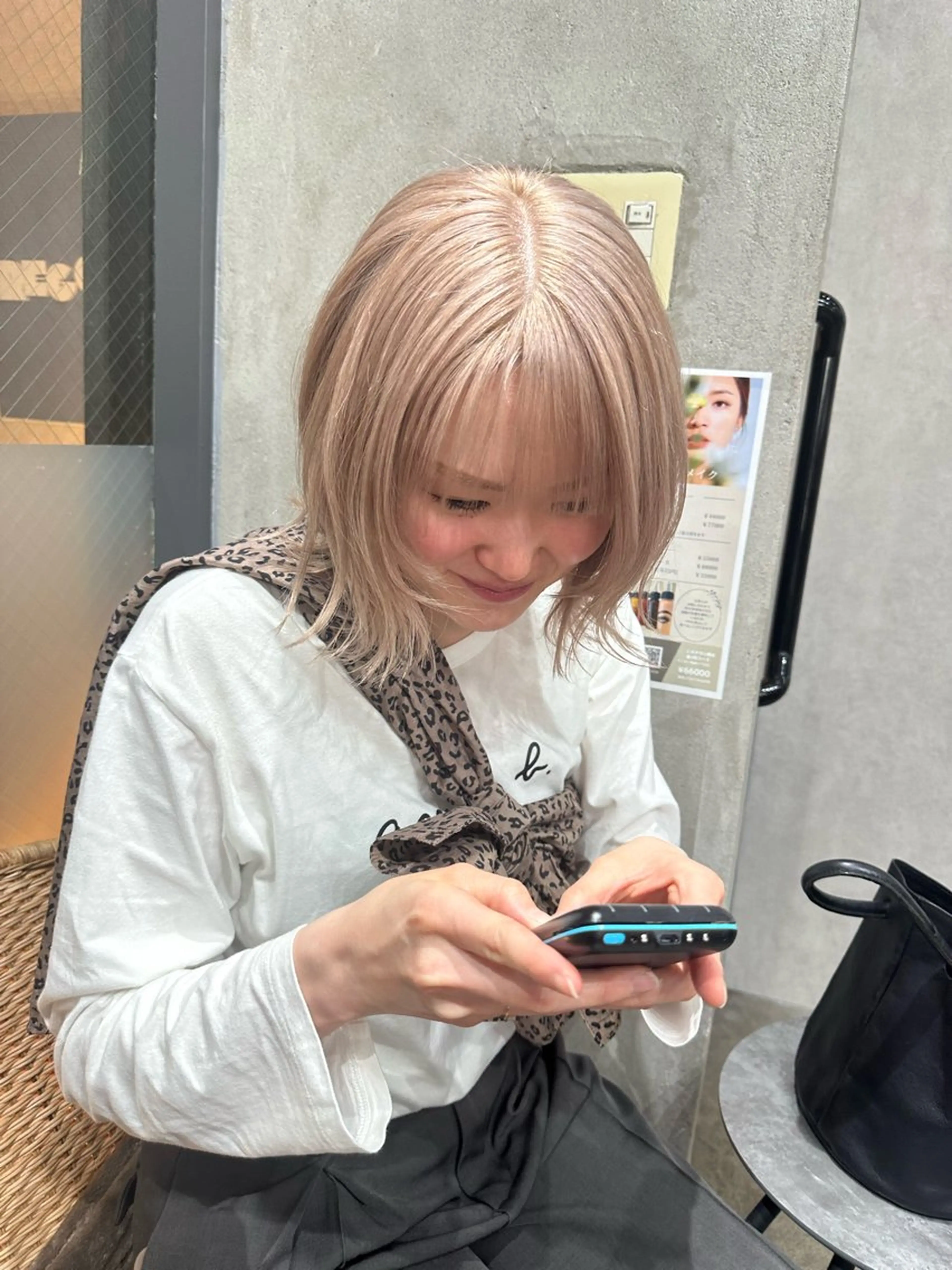 ショート カット ヘアカラー トリートメント AiM エイム　韓国レイヤーのヘアスタイル