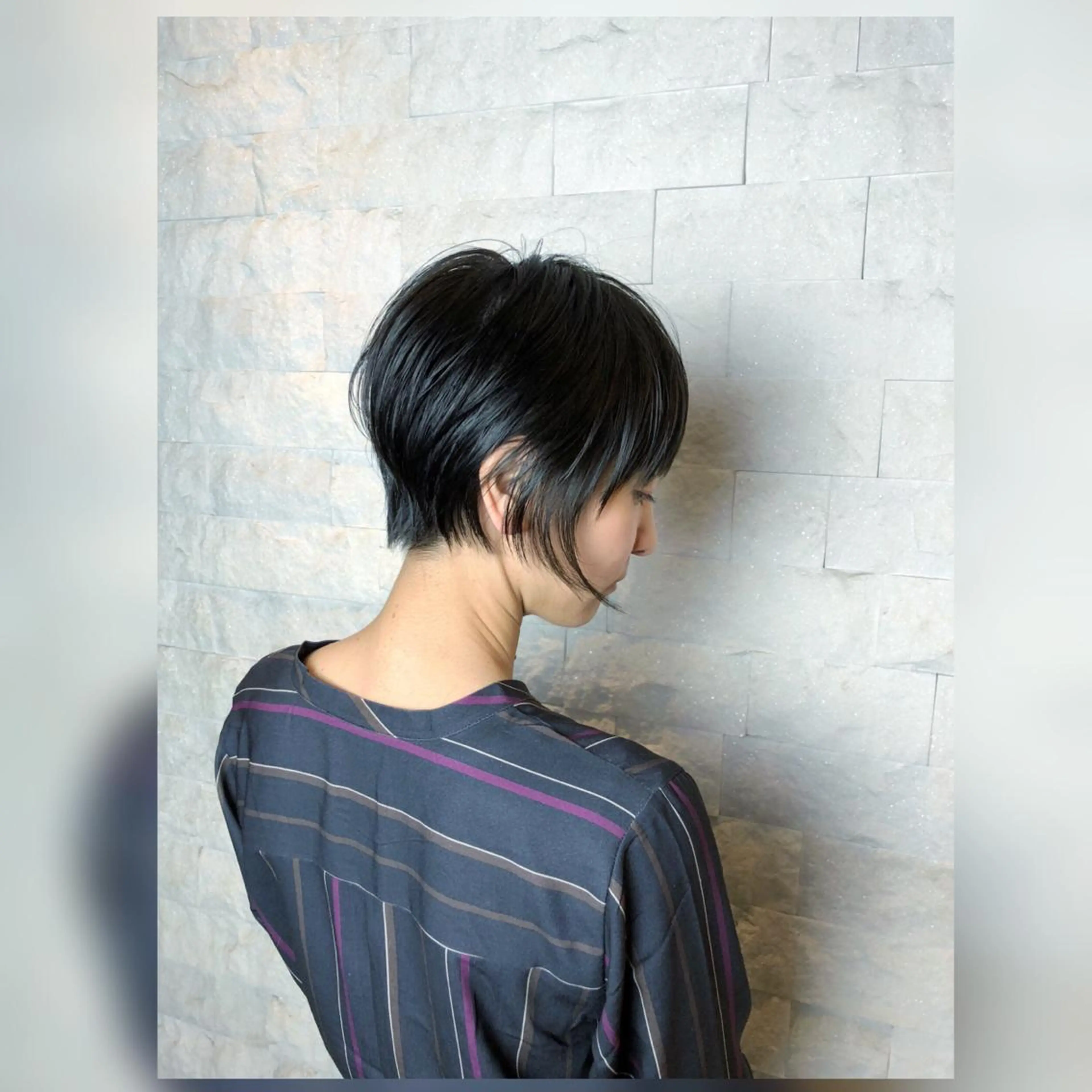 ショート ショートボブ アッシュ ボブ ショートヘア 圧倒的美髪ストレート ツダケイタロウのヘアスタイル