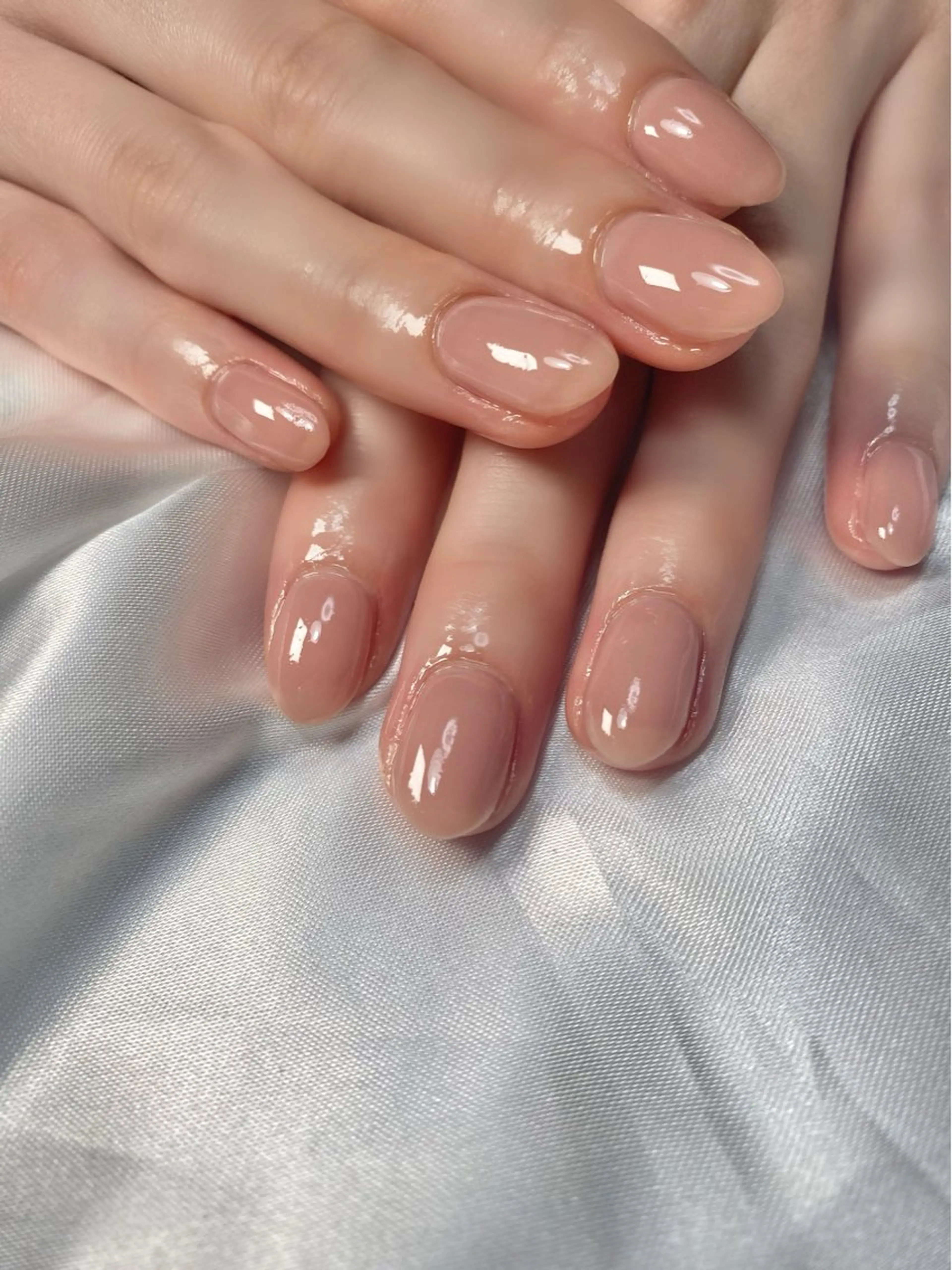 ネイル ワンカラーネイル mille feuilleのネイルデザイン