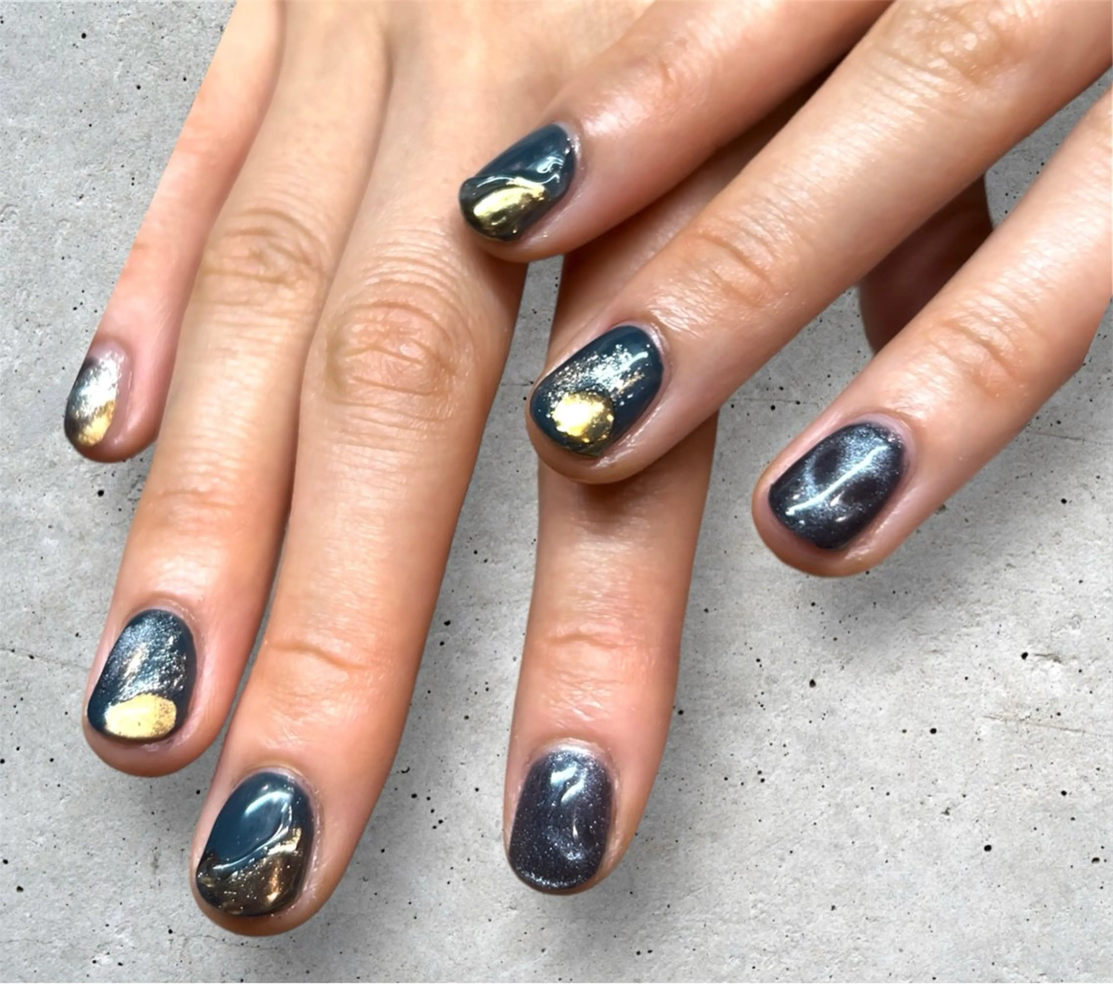 ネイル ハート ミラーネイル ニュアンスネイル ハンドネイル cscnail keikoのその他イメージ