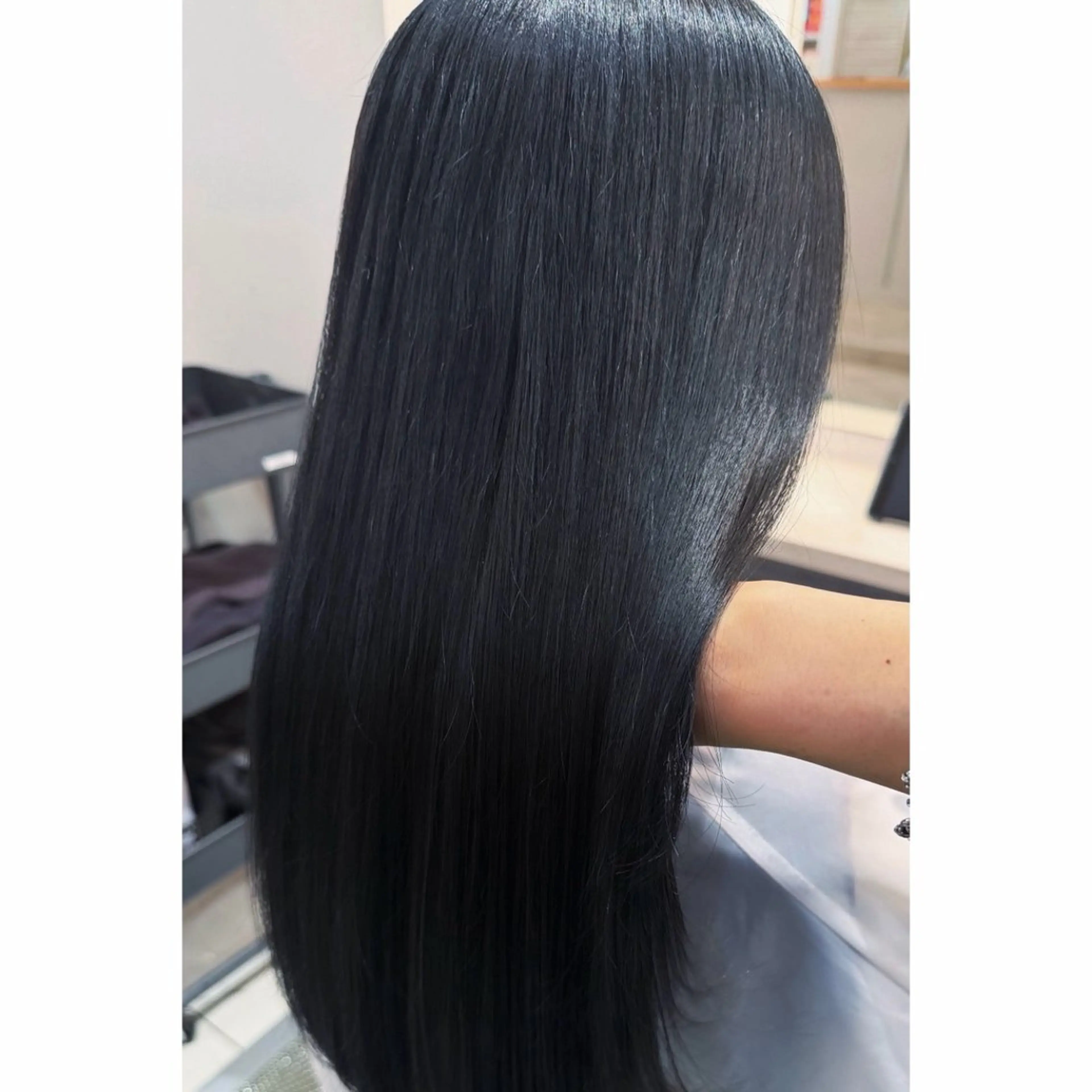 ロング カラー ブリーチ ブリーチなしカラー カット ヘアカラー トリートメント beaute錦糸町 🦖⋆͛yuka💚のヘアスタイル