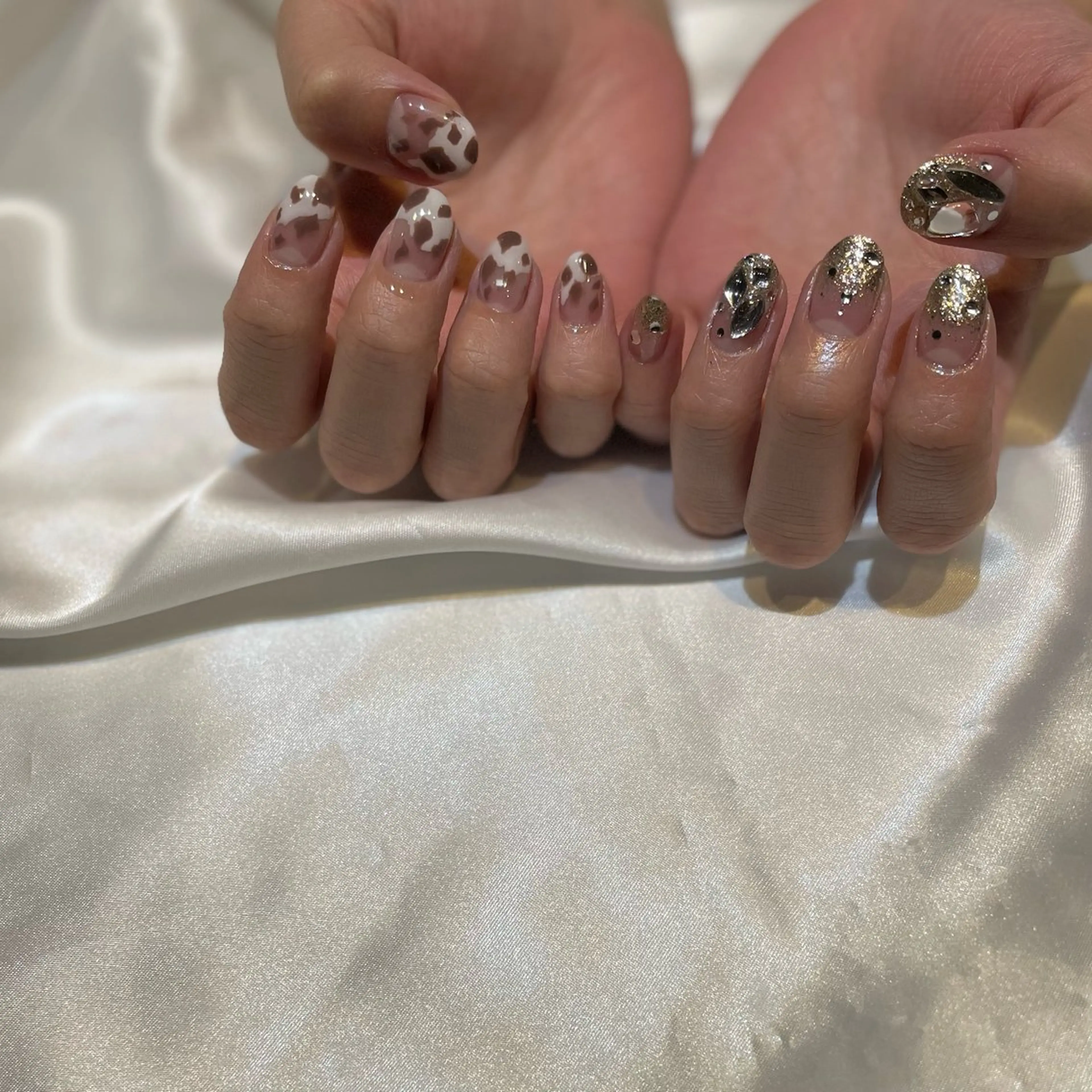 ネイル フラッシュネイル フットネイル ジェルネイル マグネットネイル 持ち込み ハンドネイル 糀屋 彩奈のネイルデザイン