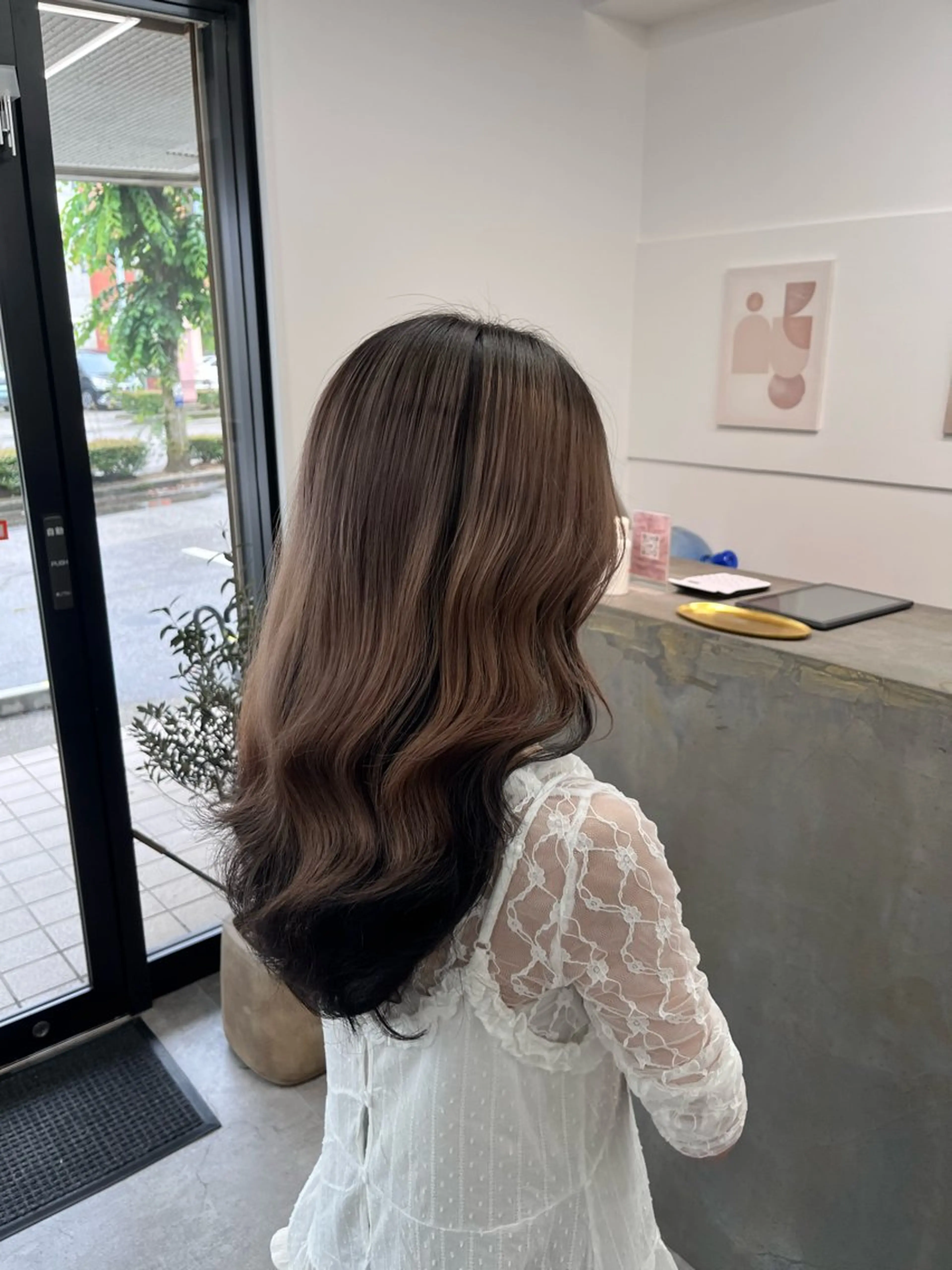 セミロング カラー hair salon SILLO.のヘアスタイル