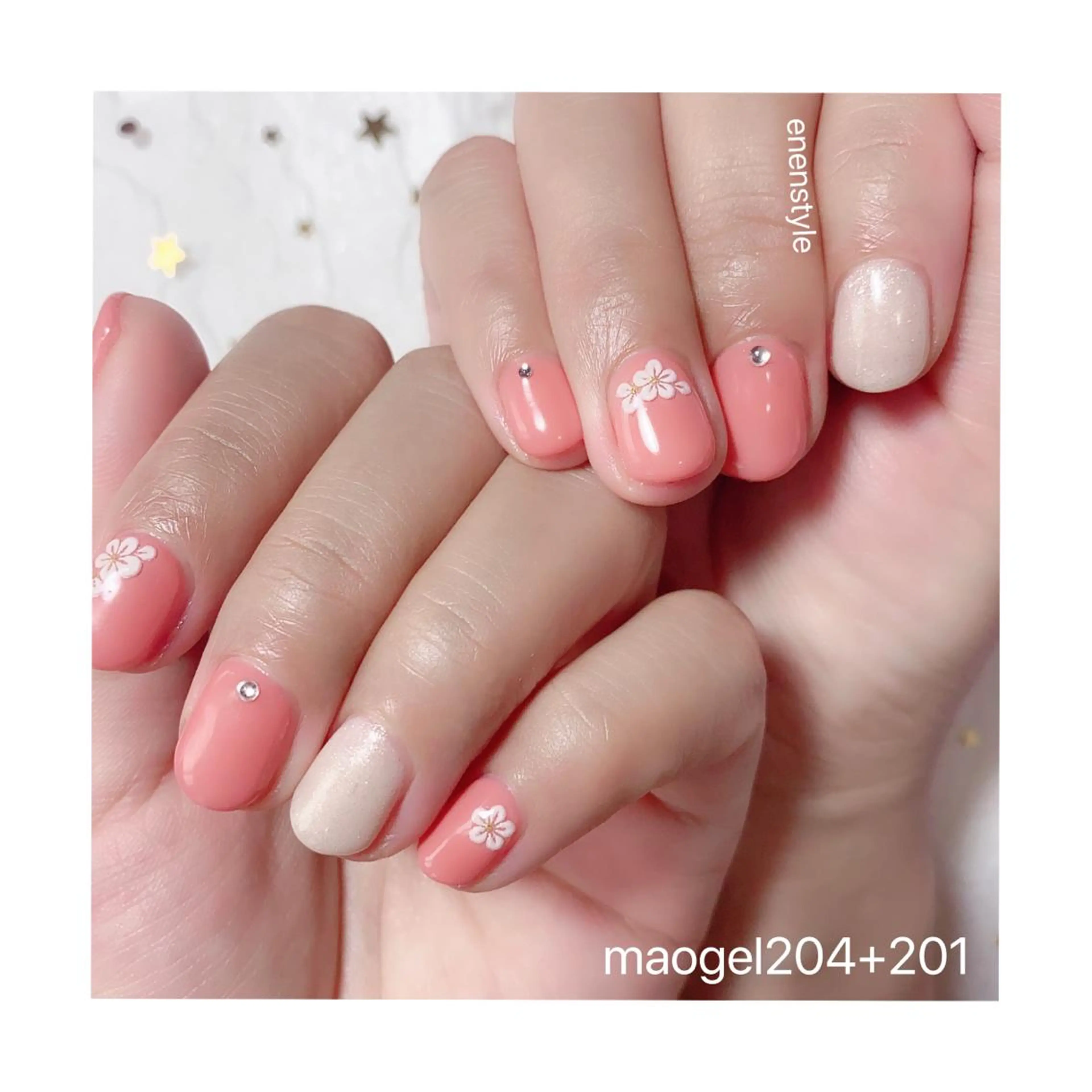 ショート ネイル ジェルネイル ニュアンスネイル オフィスネイル ワンカラーネイル パラジェル 👑enen style👑のネイルデザイン