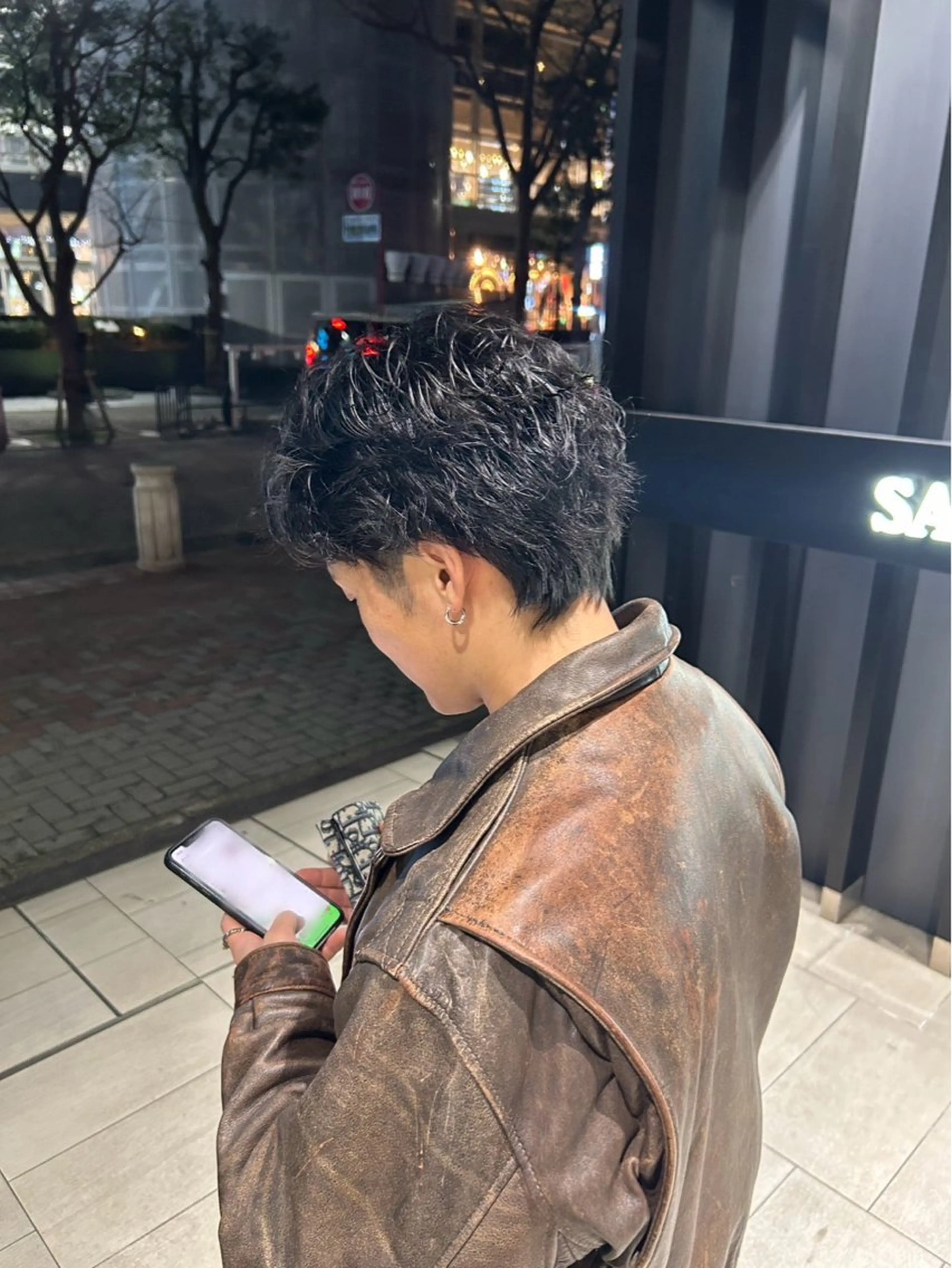 パーマ メンズ メンズパーマ カット パーマ 🌷下野 莉果/ボブ /パーマ/メンズ🌷のヘアスタイル