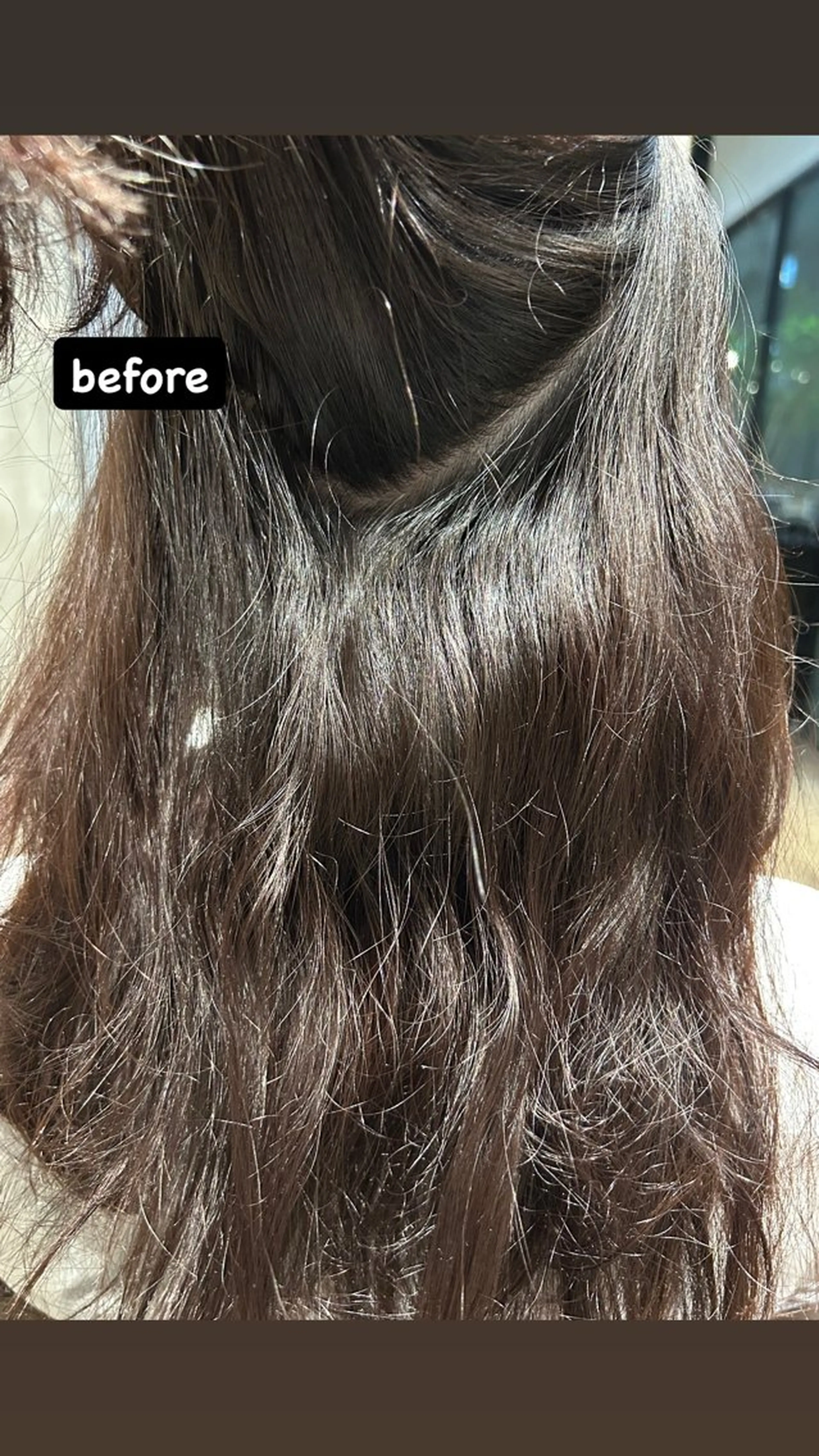 ロング 縮毛矯正 今野 惺虎のヘアスタイル