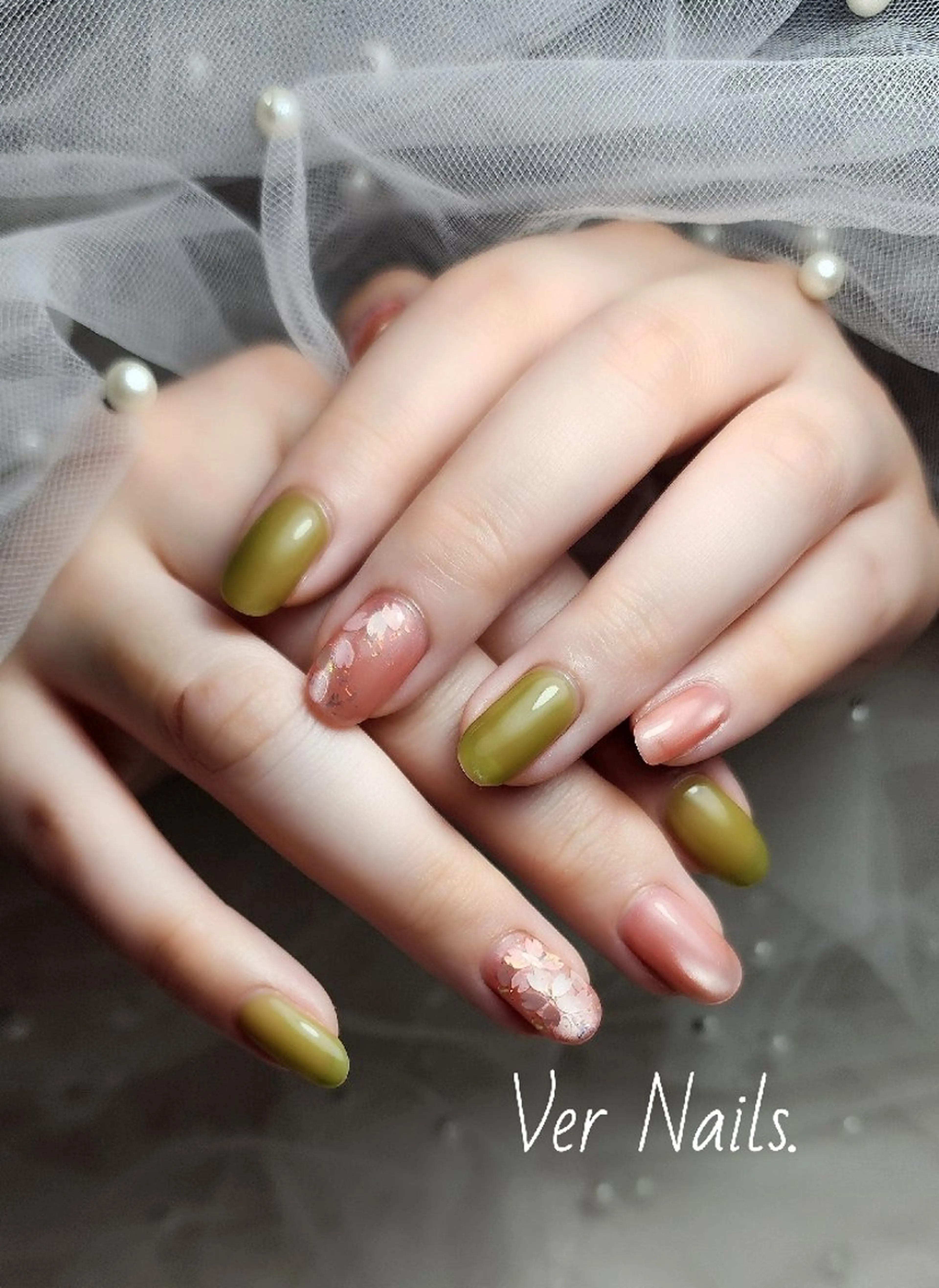 ネイル 桜ネイル 春ネイル ハンドネイル Ver  Nails.のその他イメージ