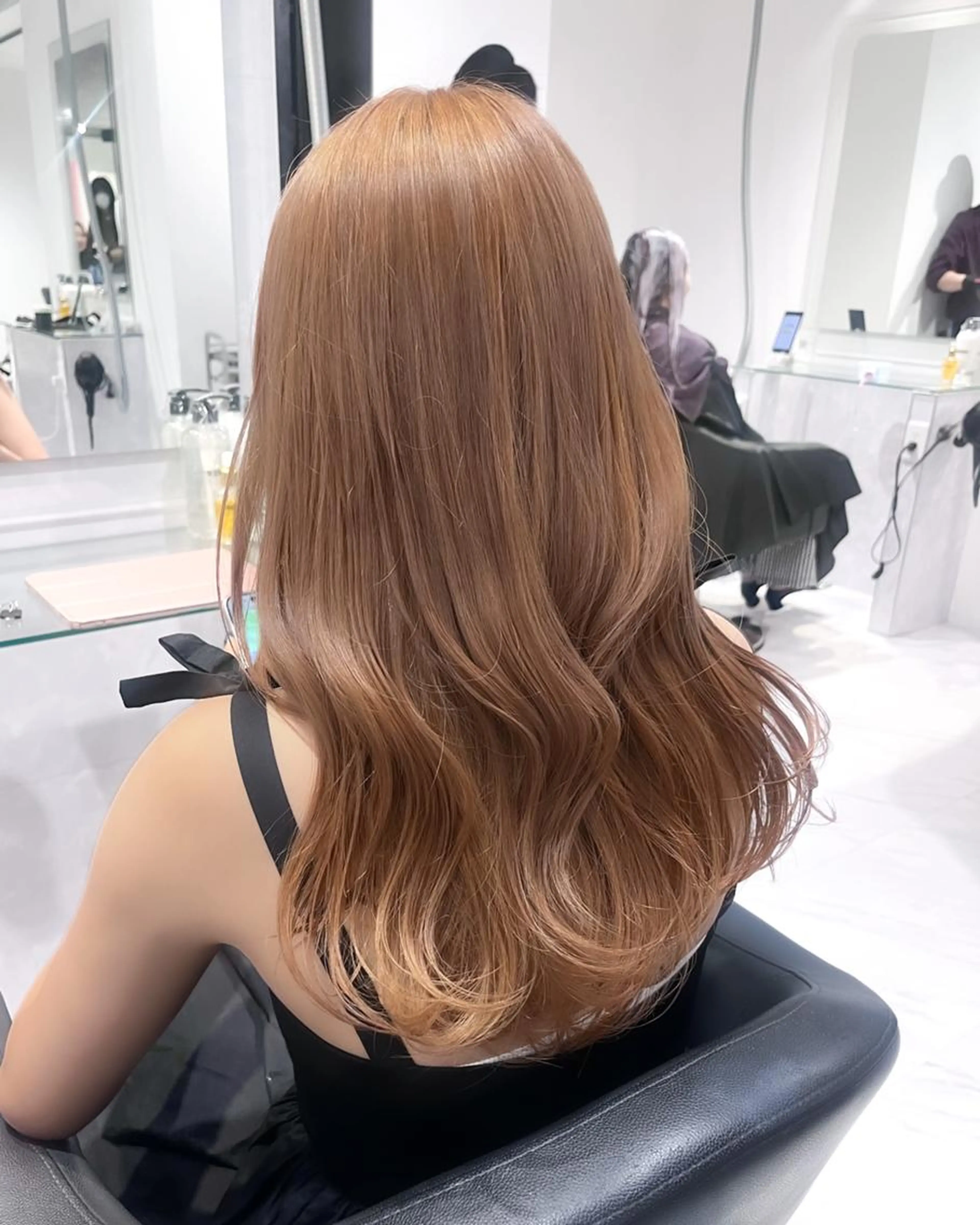 【ハイトーン専用クーポン👱🏻‍♀️🪞💞】ブリーチありダブルカラー＋炭酸Spa＋オリジナルトリートメントの写真