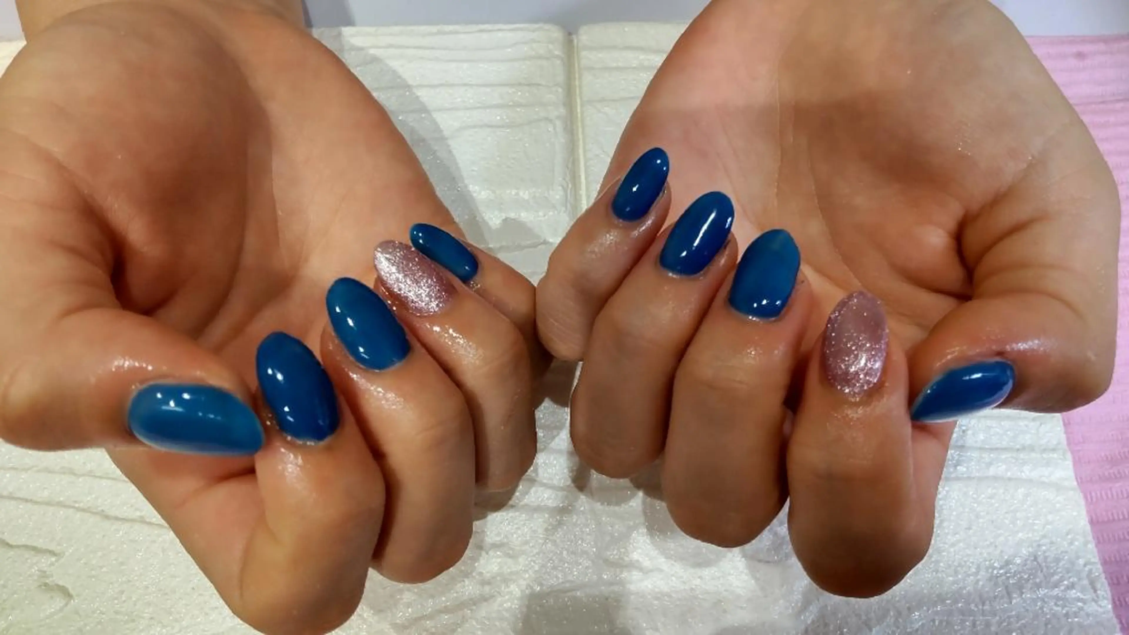 ネイル ワンカラーネイル ハンドネイル infinity skyのネイルデザイン