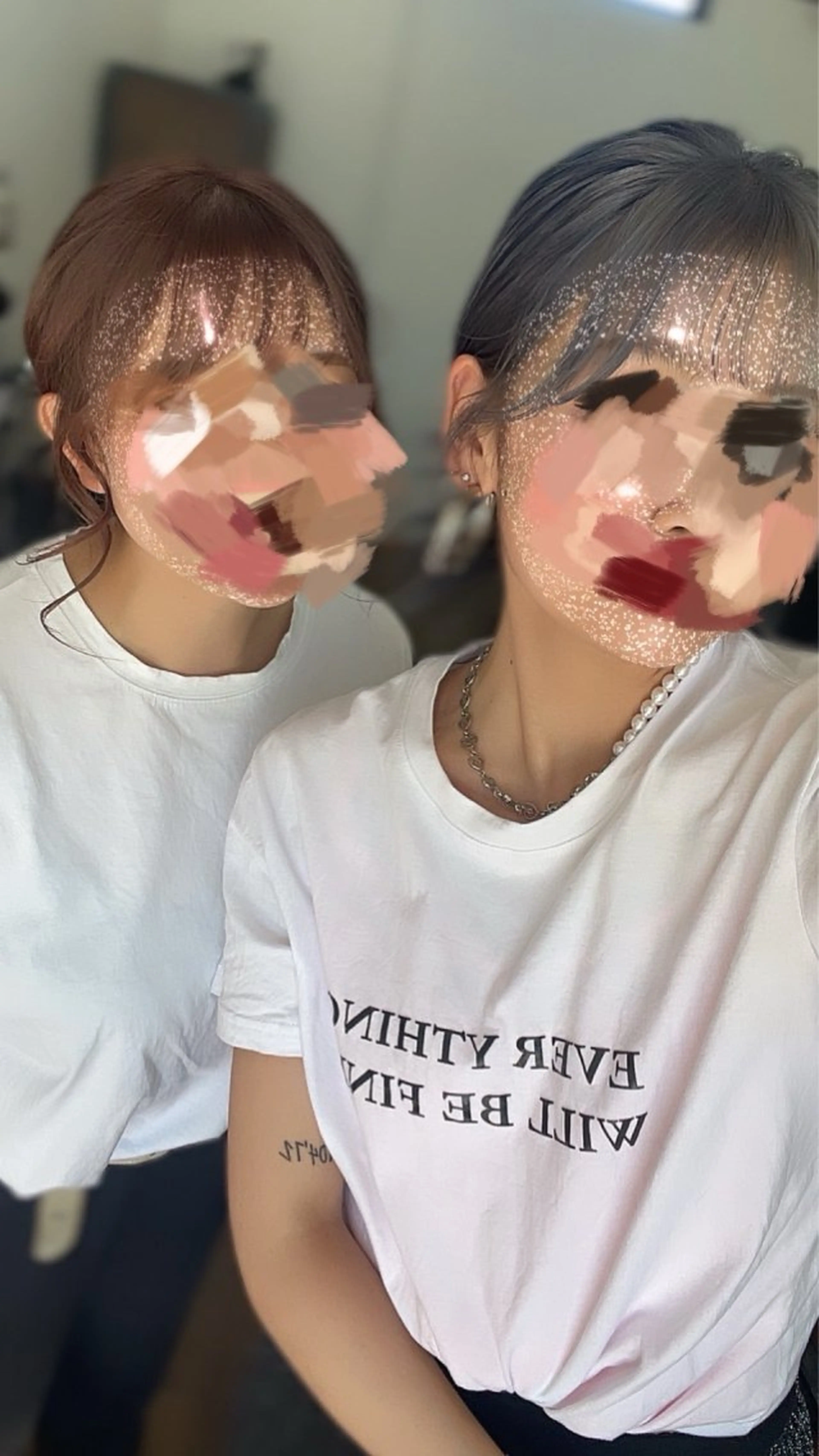 セミロング カラー パーマ ヘアアレンジ 鈴木 未歩のヘアスタイル