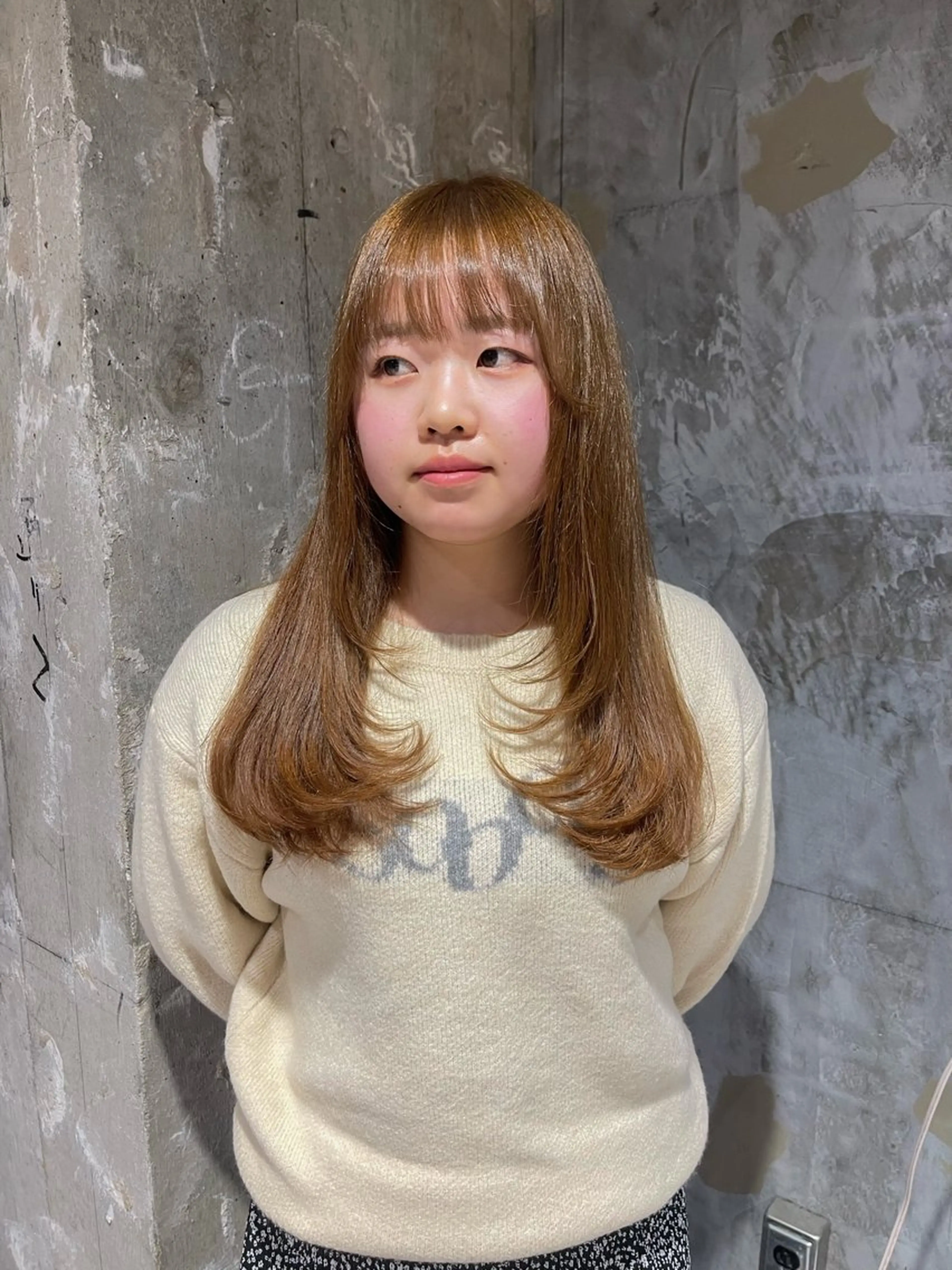 ロング 阪倉 美玲のヘアスタイル