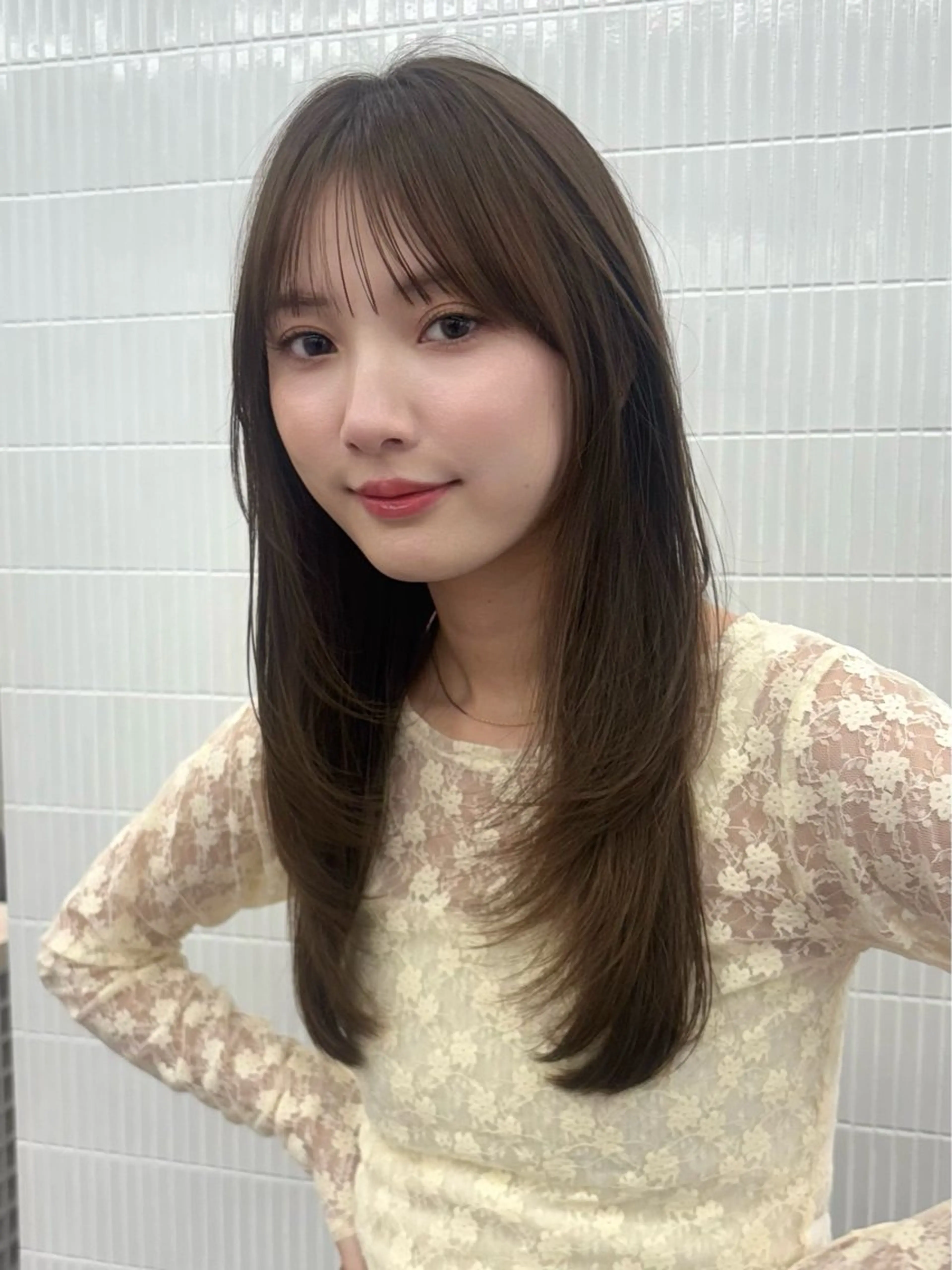 セミロング 無料CUT 募集中🩷/横浜のヘアスタイル