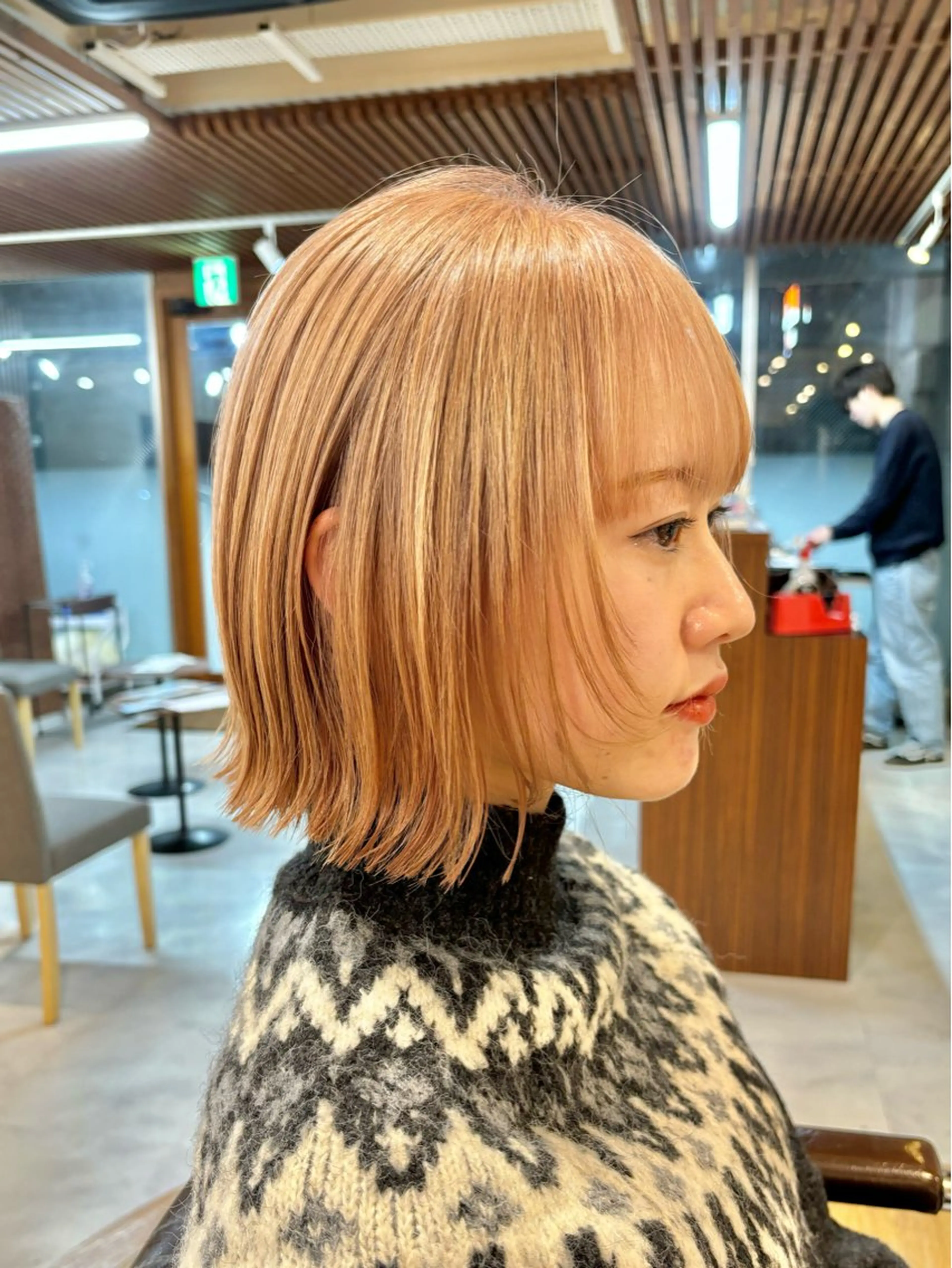 【ショートからボブ限定】カット＋カラー＋5step最強高補修トリートメントの写真