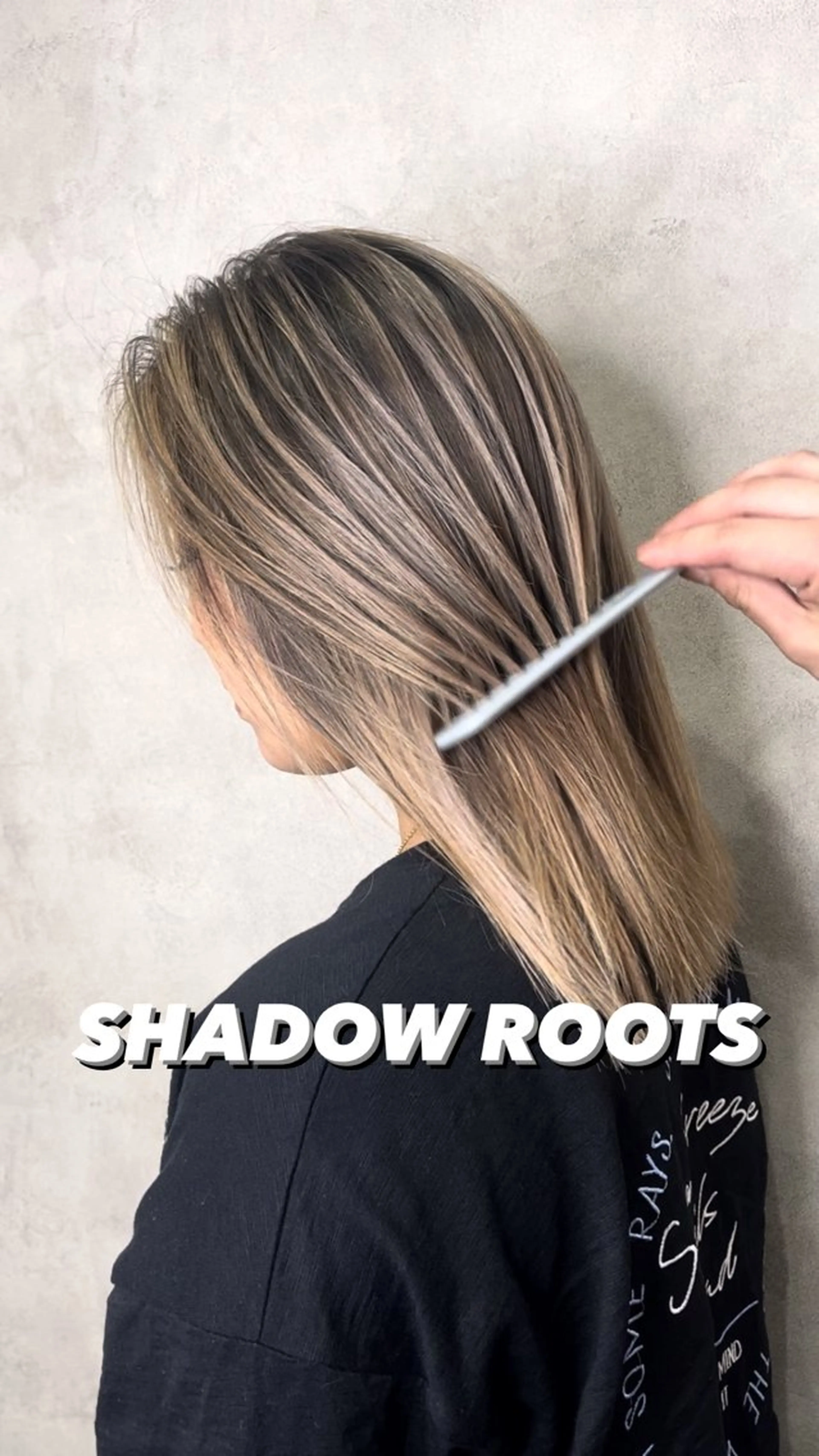 バレイヤージュorシャドウルーツ🩶※他のご予約との兼ね合いで日時変更をお願いする場合もございます。詳細をご確認下さいの写真