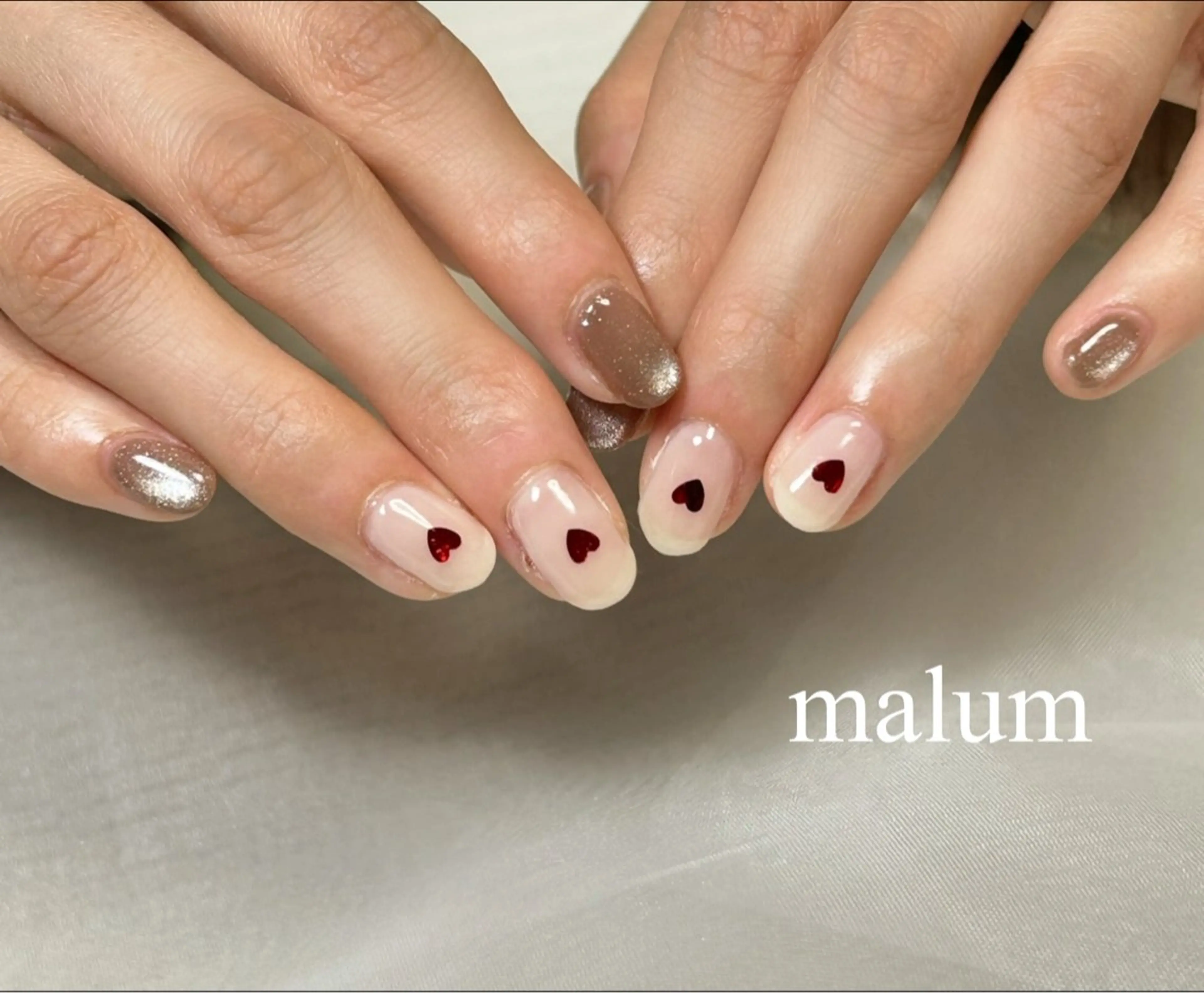 ネイル ハンドネイル malum nailのネイルデザイン