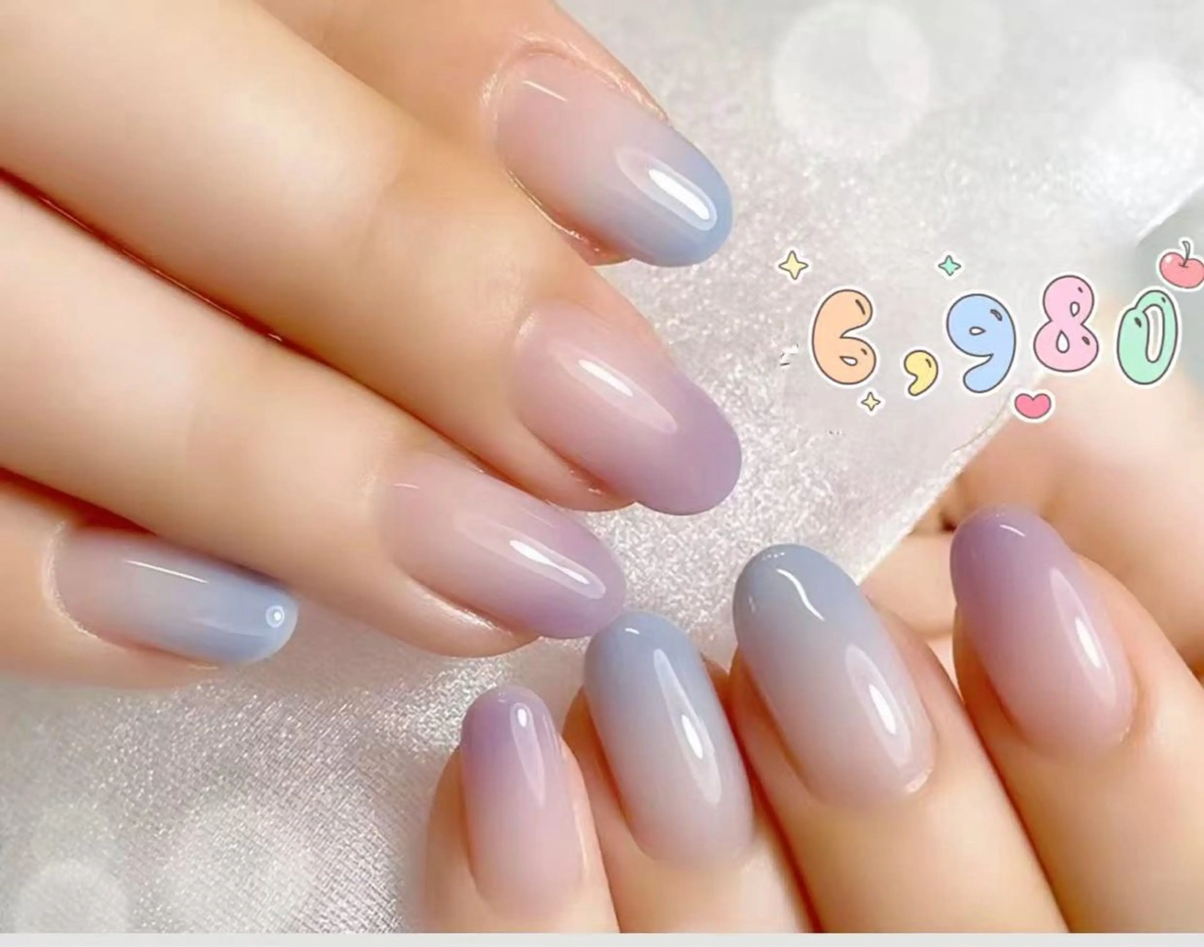 ネイル グラデーション 日暮里2 lavenderのネイルデザイン