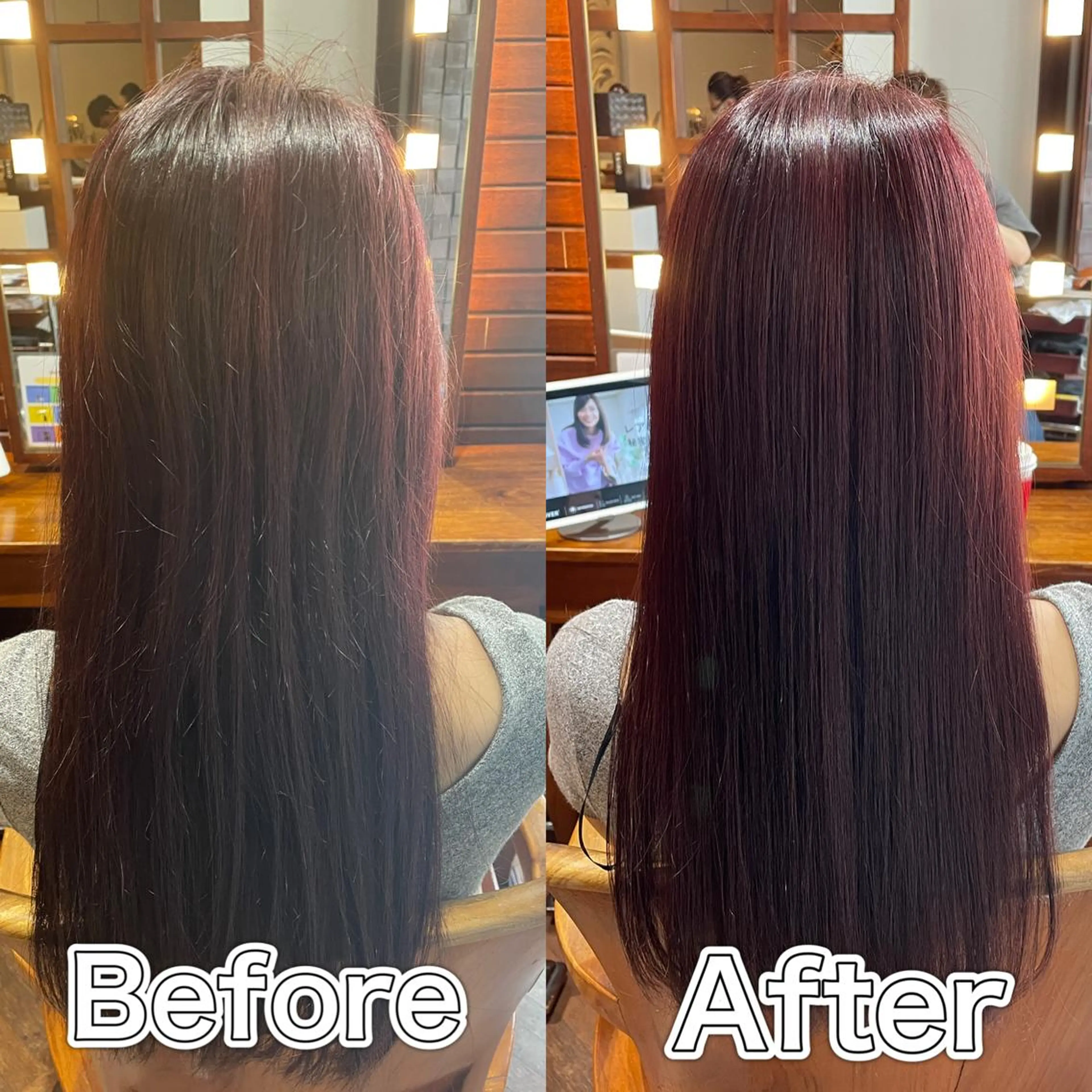 セミロング 髪質改善 トリートメント stylist YUTOのヘアスタイル