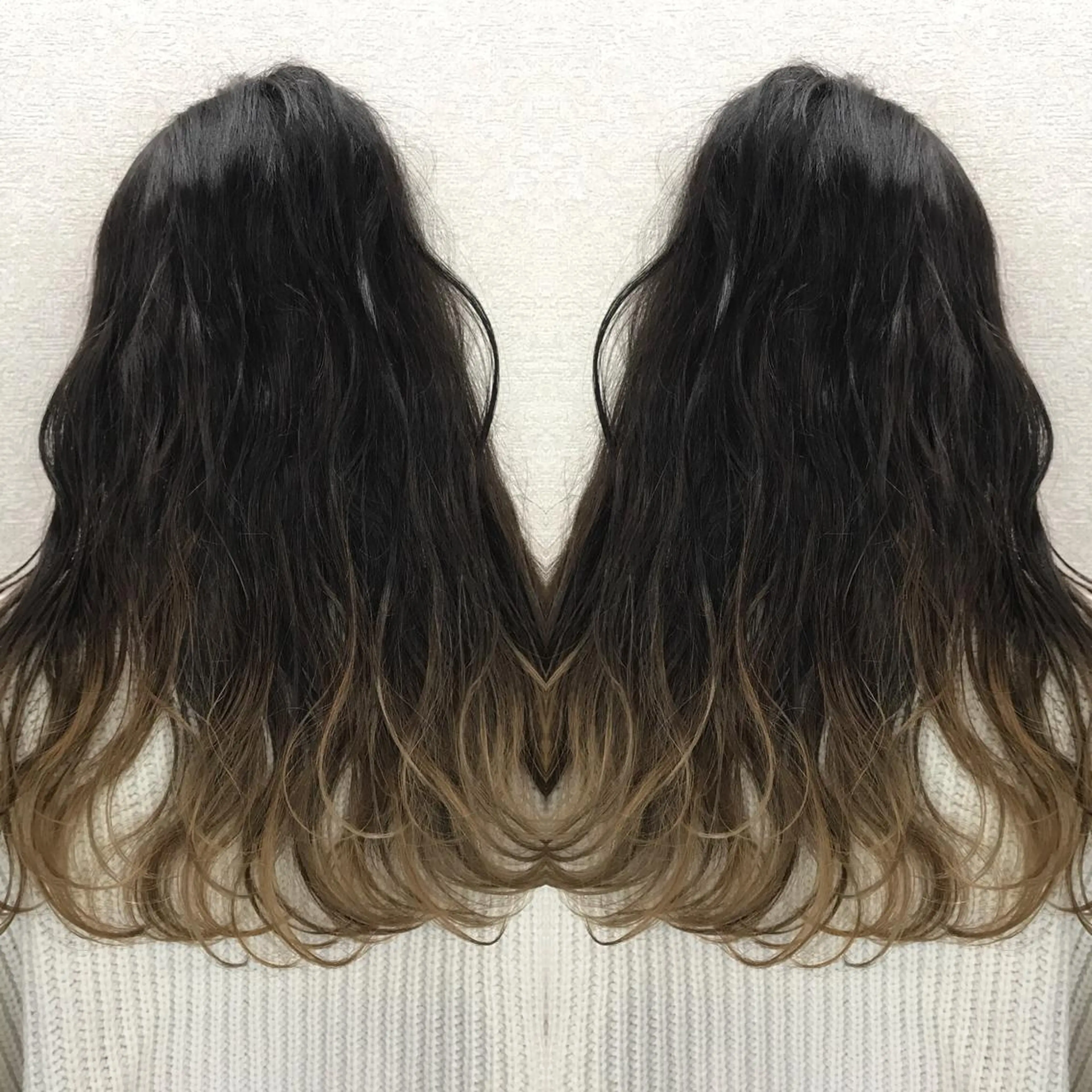 ロング カラー バレイヤージュ グラデーションカラー レイヤーカット Regalo hair atelier レガロ ヘア アトリエ所属・美髪矯正/髪質改善 レガロ堺市伏尾/松田のヘアスタイル