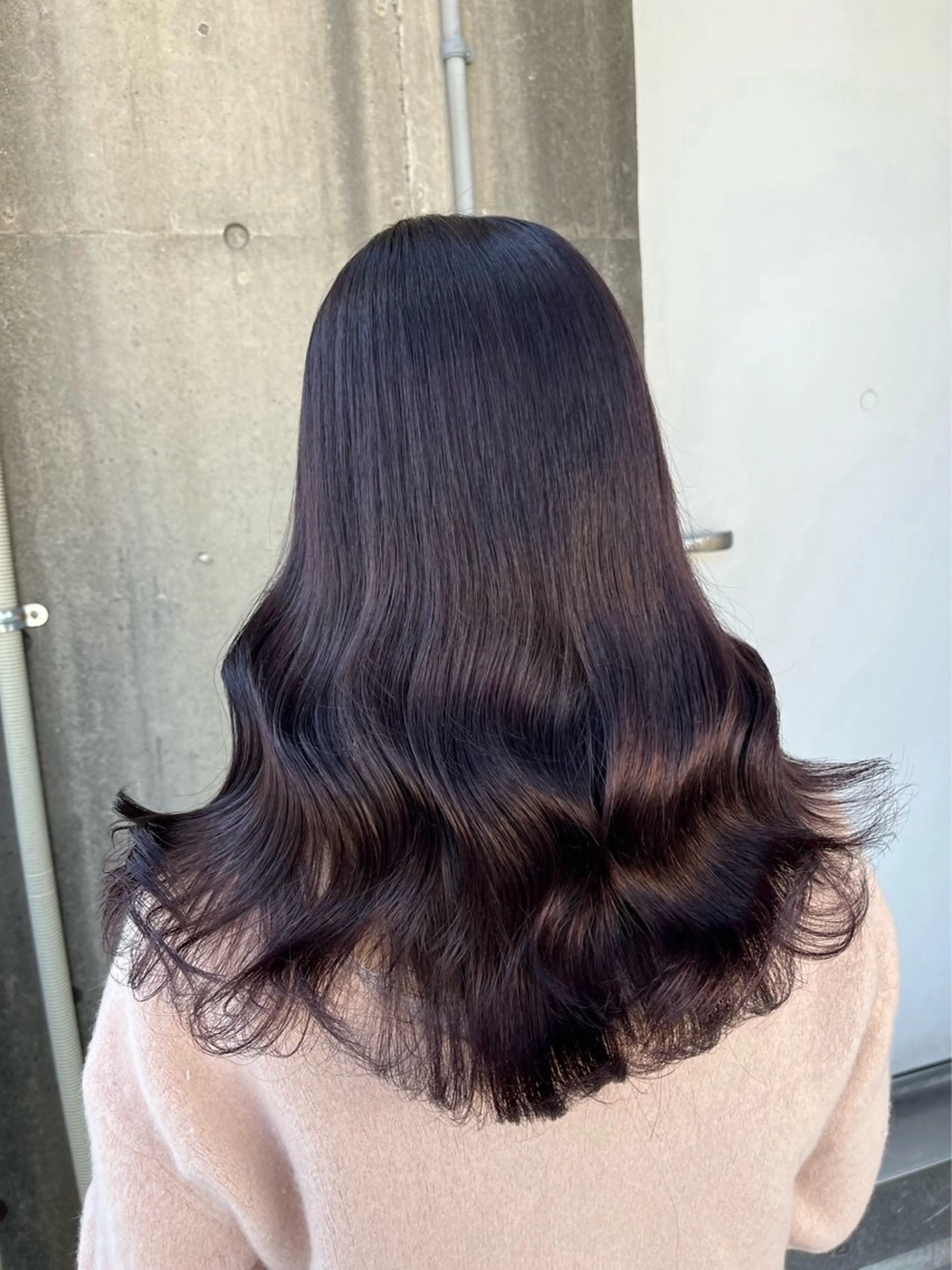 ロング カラー カット ヘアカラー トリートメント 表参道/透明感カラー /暗髪/ジュキヤのヘアスタイル