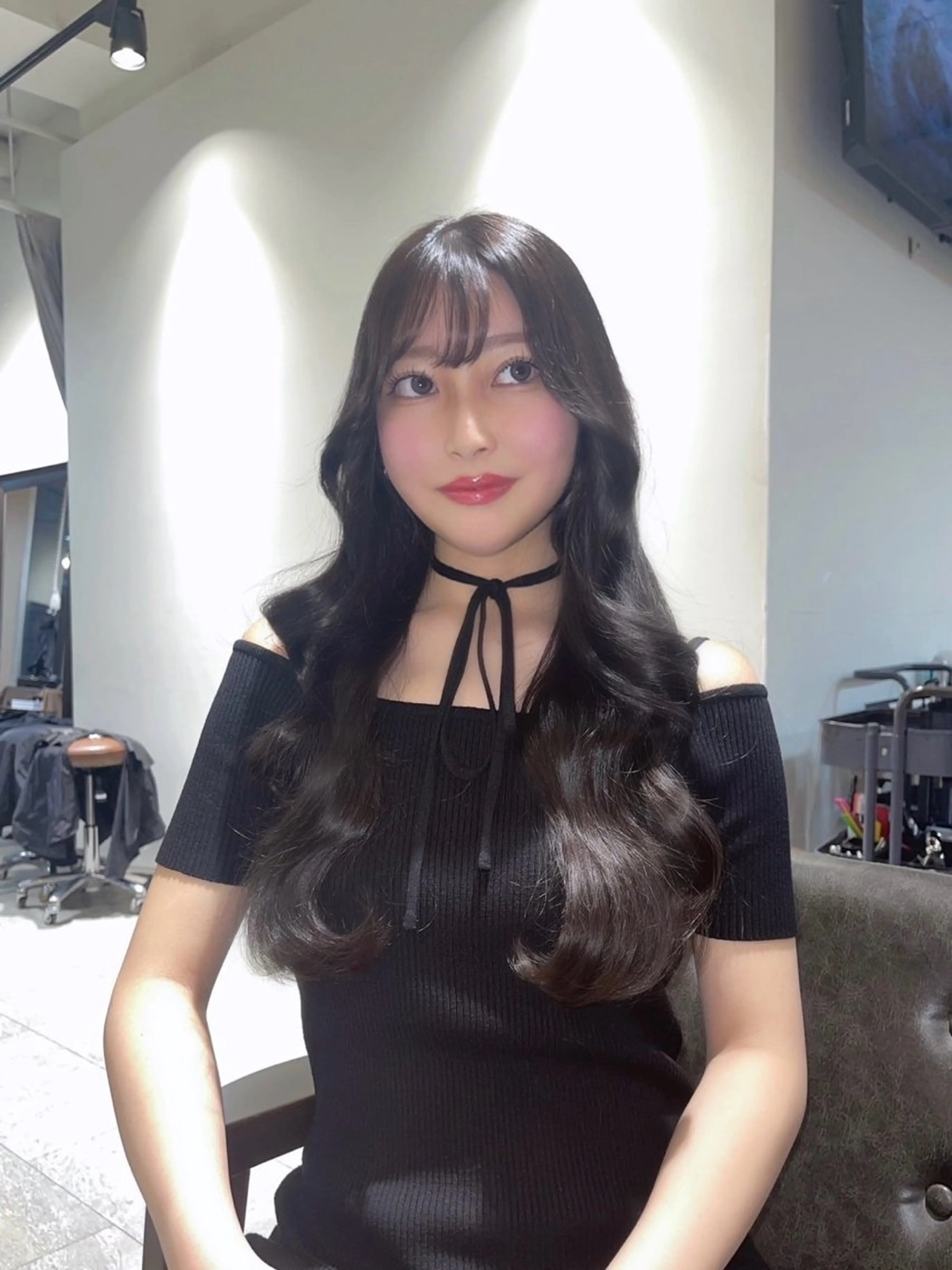 ロング カラー ヘアアレンジ ヘアカラー 🎀ハイトーン・艶 カラー HANA🎀のヘアスタイル