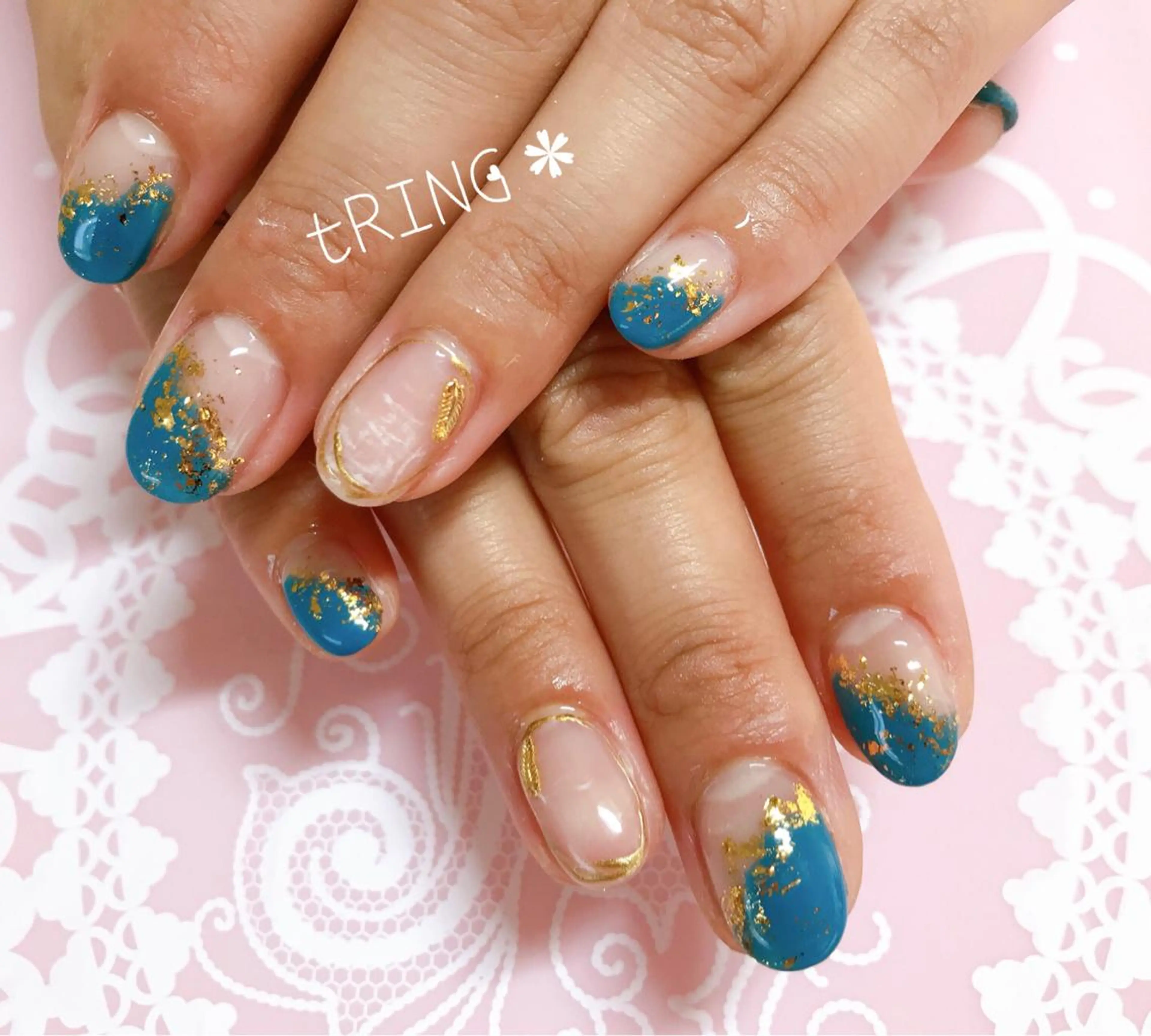 ネイル tRING＊ しいの木台のネイルデザイン