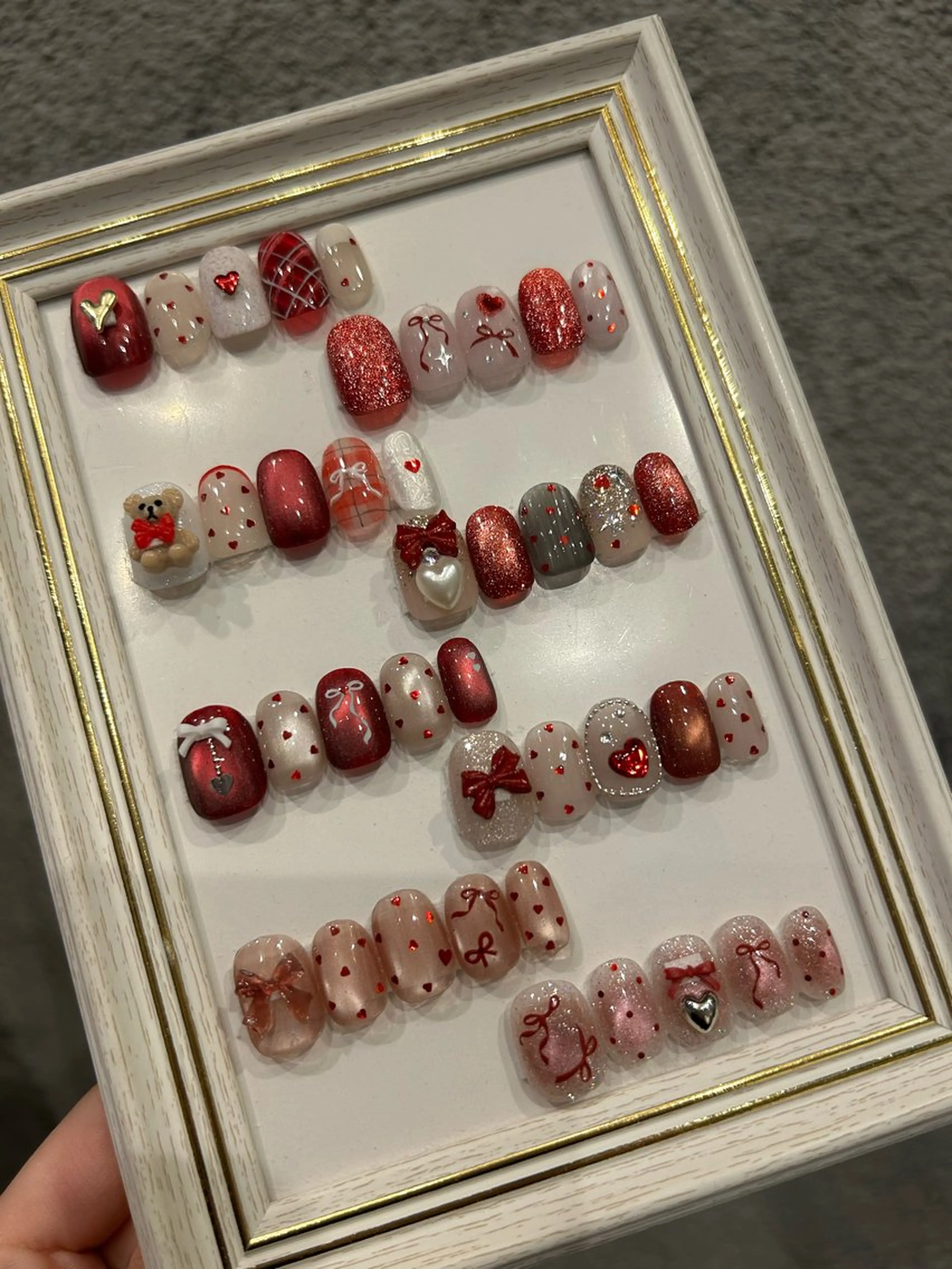 ネイル ハンドネイル パラあり！フィルイン 美フォルムのネイルデザイン