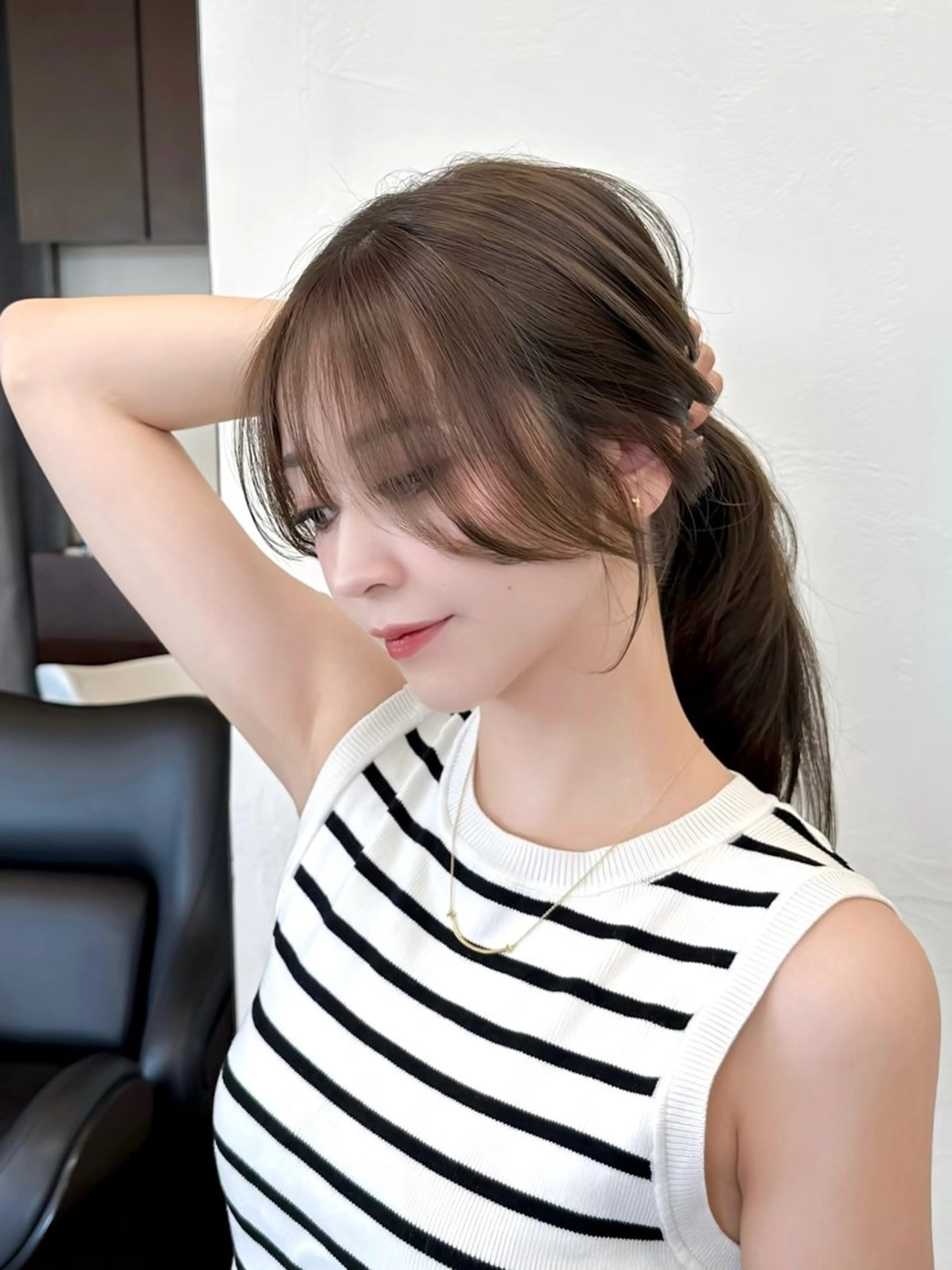 セミロング カラー ヘアアレンジ ⭐️ショート/ボブ/ 艶カラー/りょうがのヘアスタイル