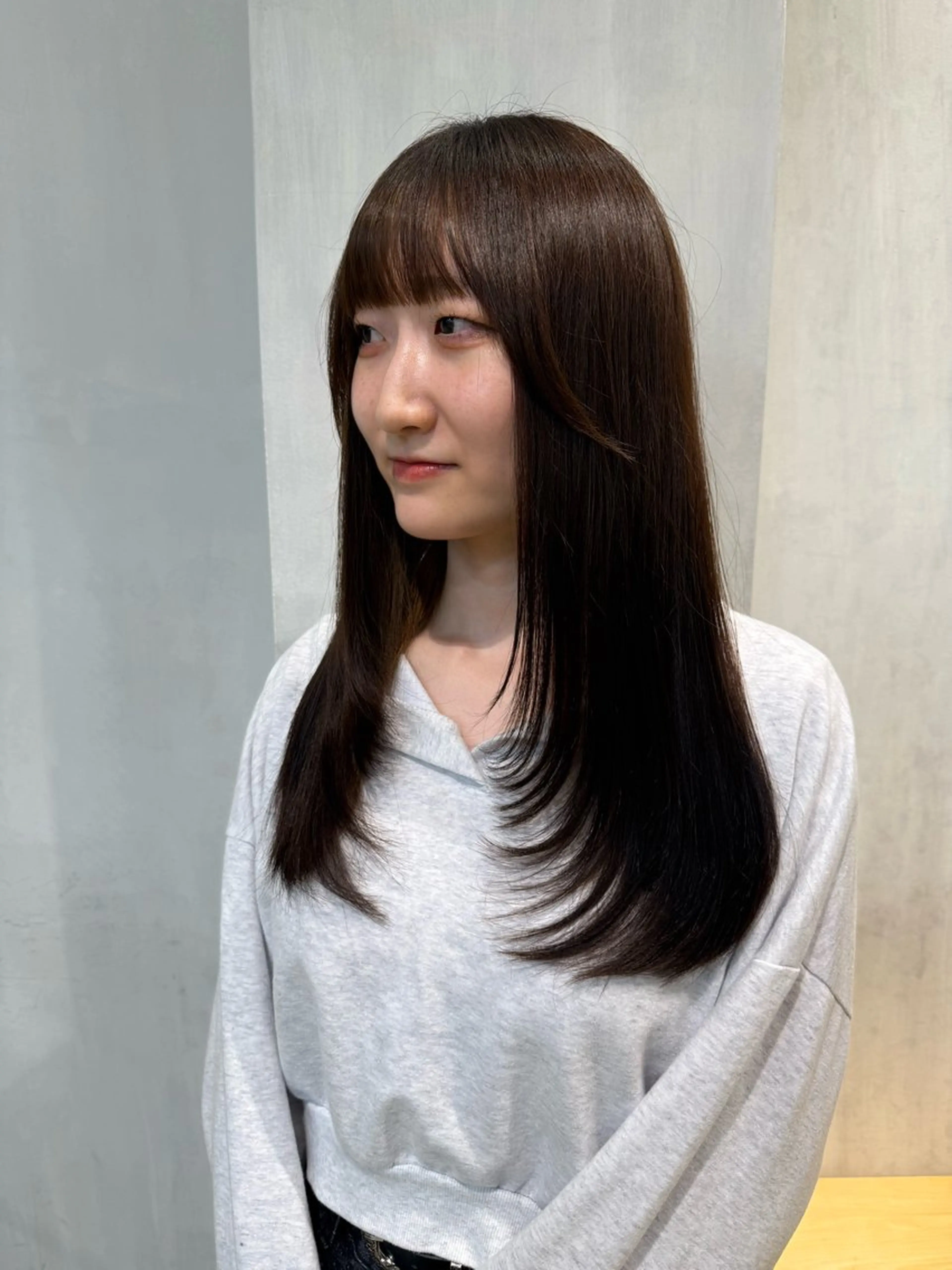 ロング レイヤーカット shuto/ ショートカット/本山のヘアスタイル