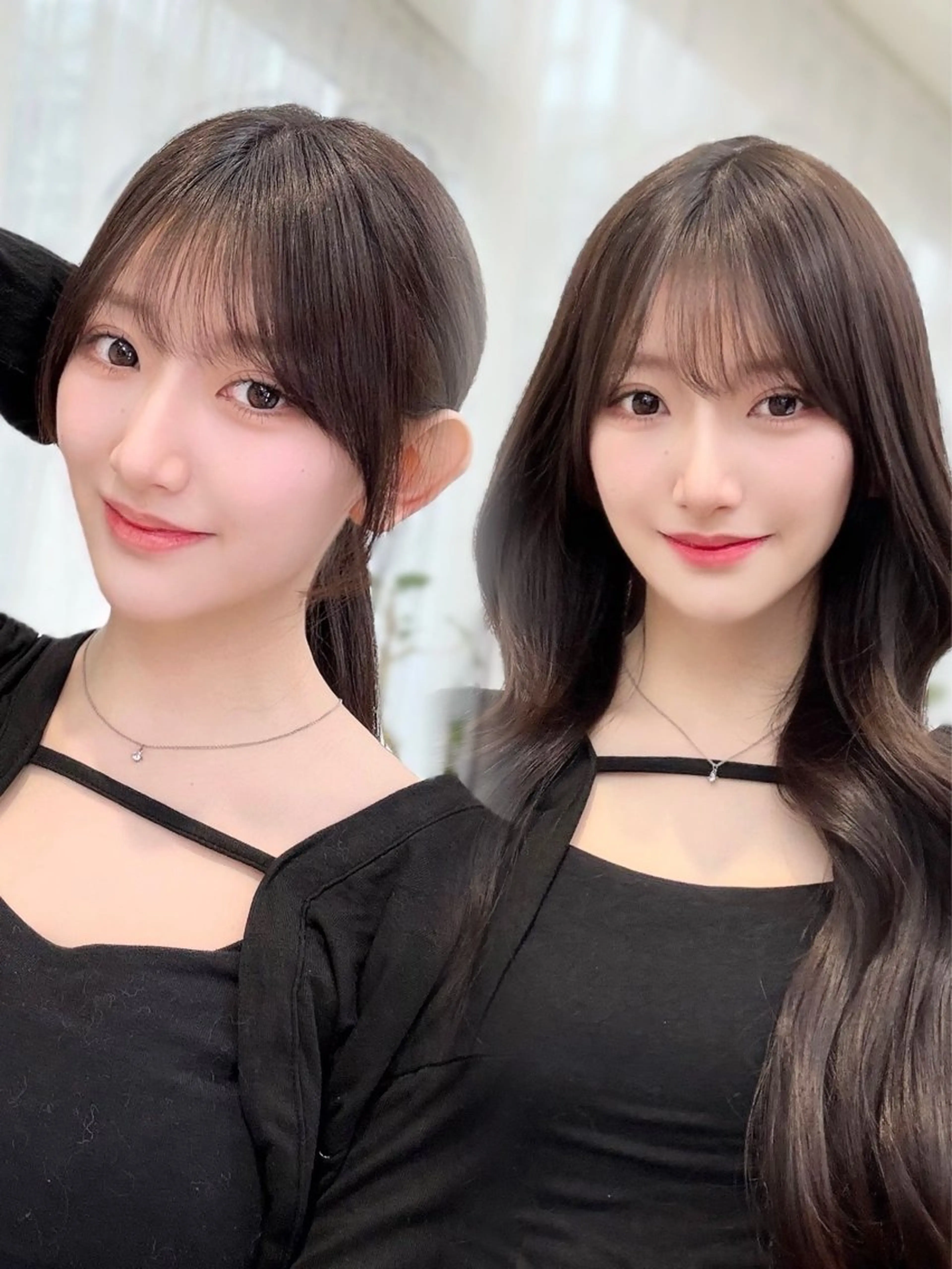 ロング 中顔面短縮 顔まわり新田大翔のヘアスタイル