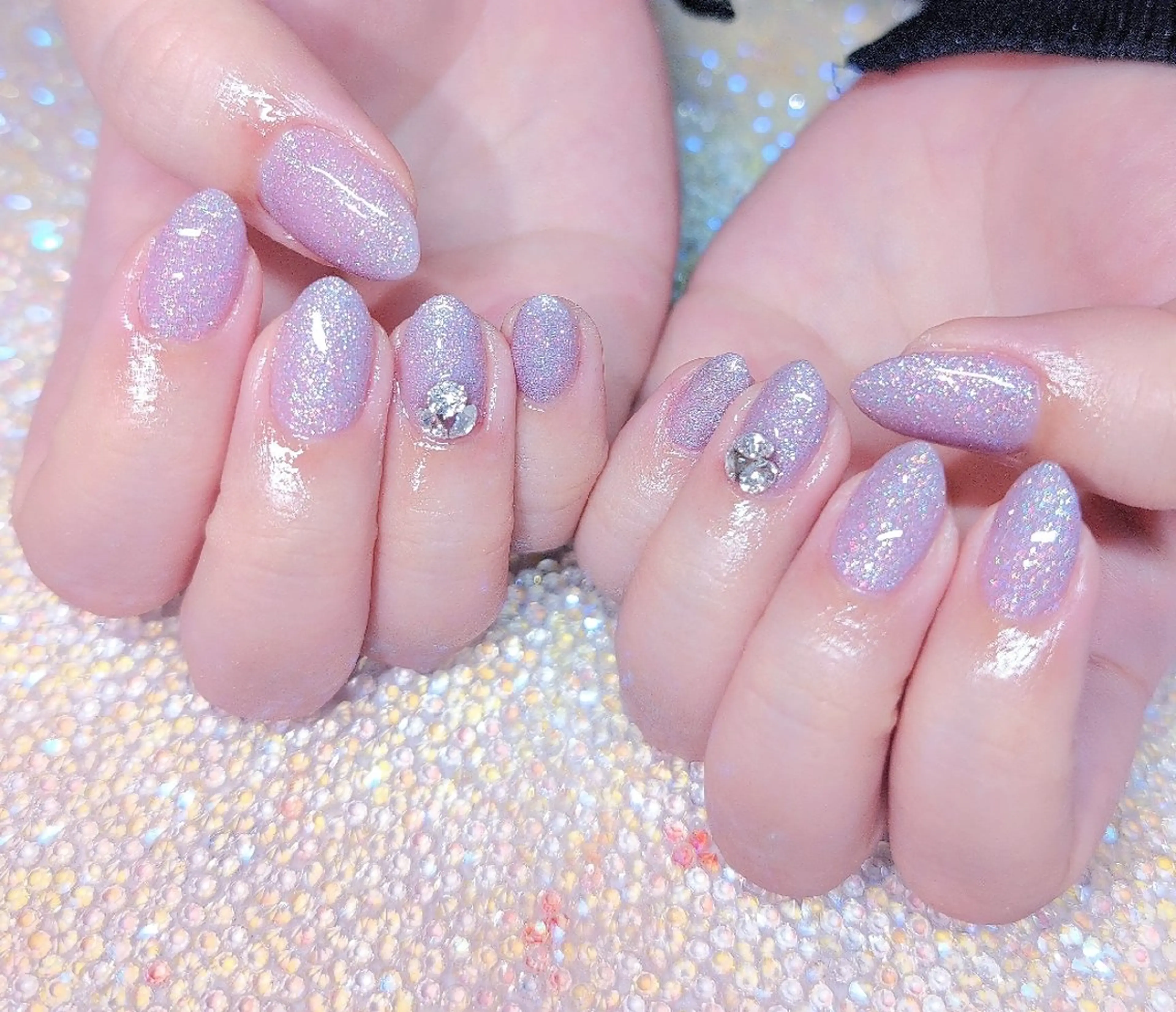 ネイル 長さ出し ジェルネイル 韓国ネイル マグネットネイル ニュアンスネイル ハンドネイル I LOVE ME NAIL.｡.:*♡のネイルデザイン