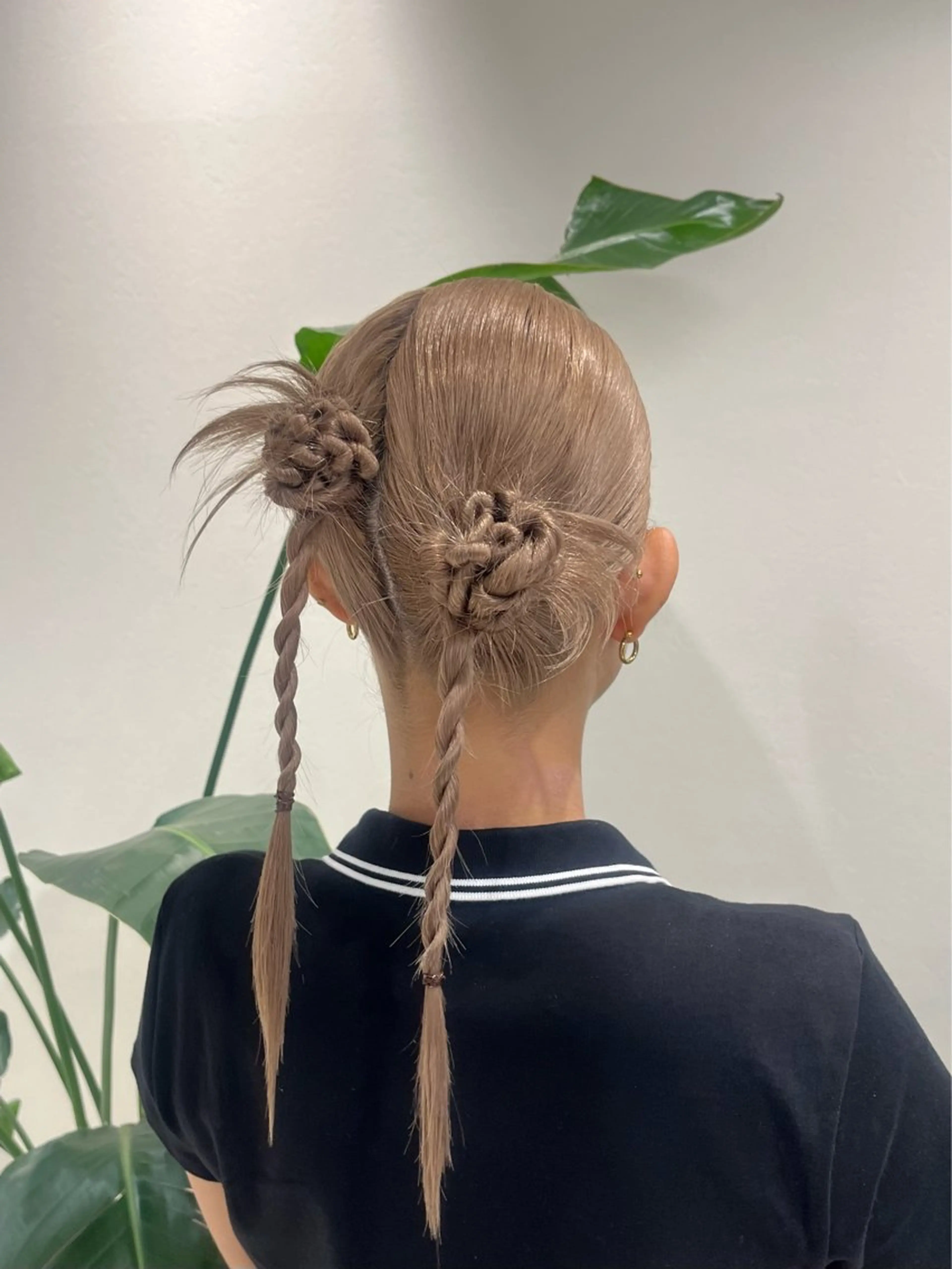 ヘアアレンジ ボブパーマ／アレンジ Onのヘアスタイル