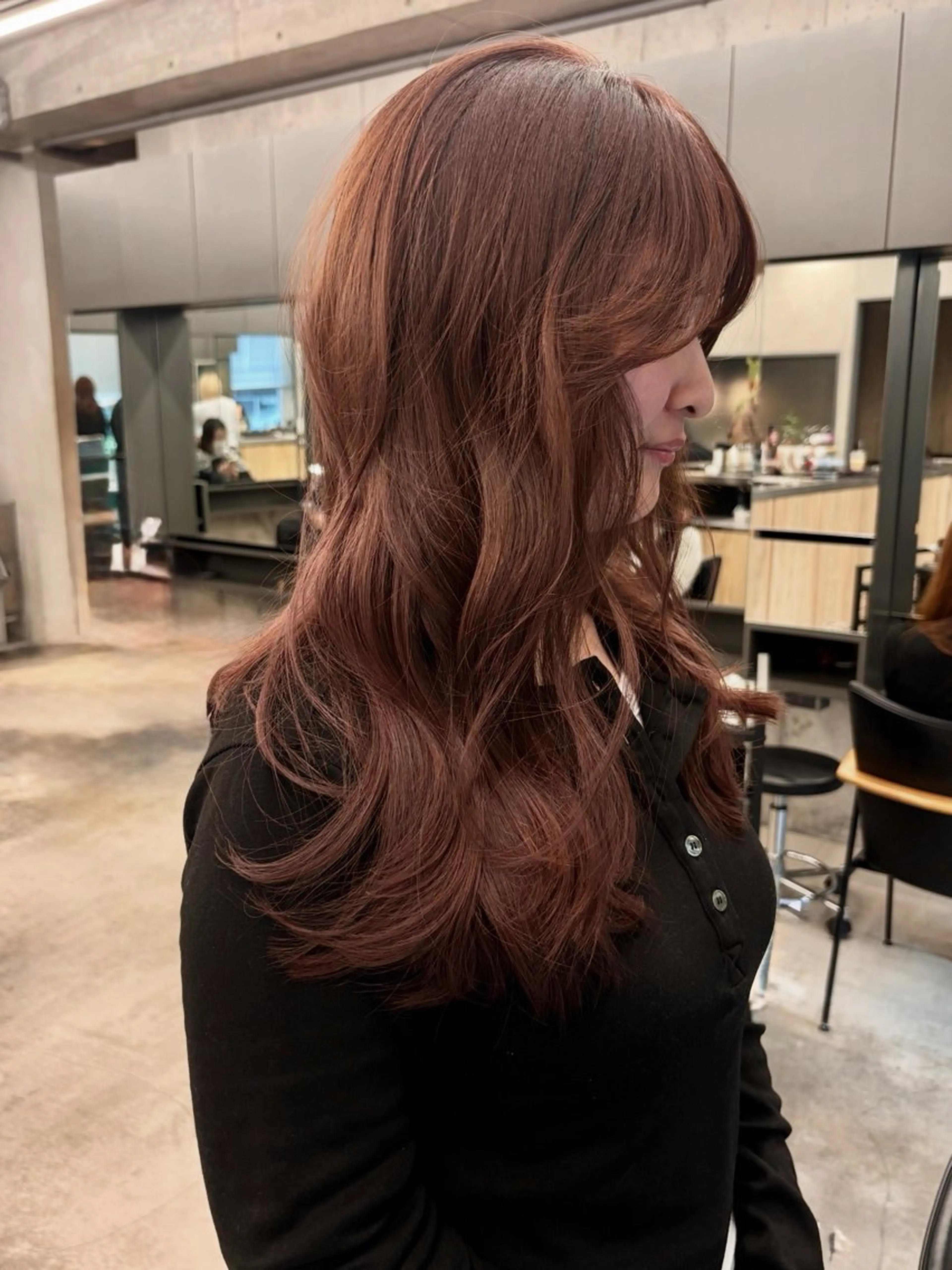 ロング カラー カット ヘアカラー トリートメント レイヤー/柔色 カラー/SAkiのヘアスタイル