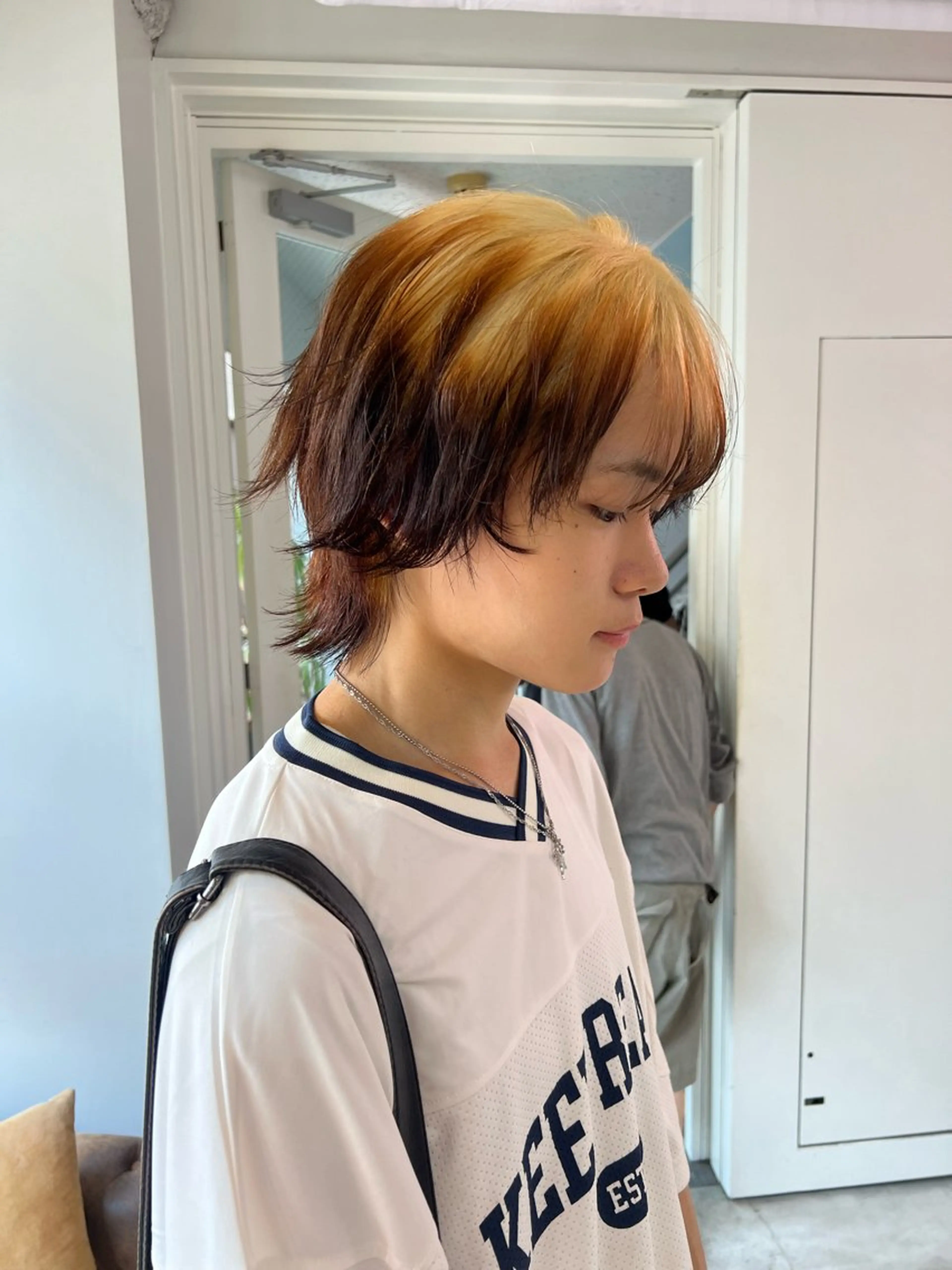 メンズ ヘアカラー トリートメント 💥ウルフカット デザインあんな💥のヘアスタイル