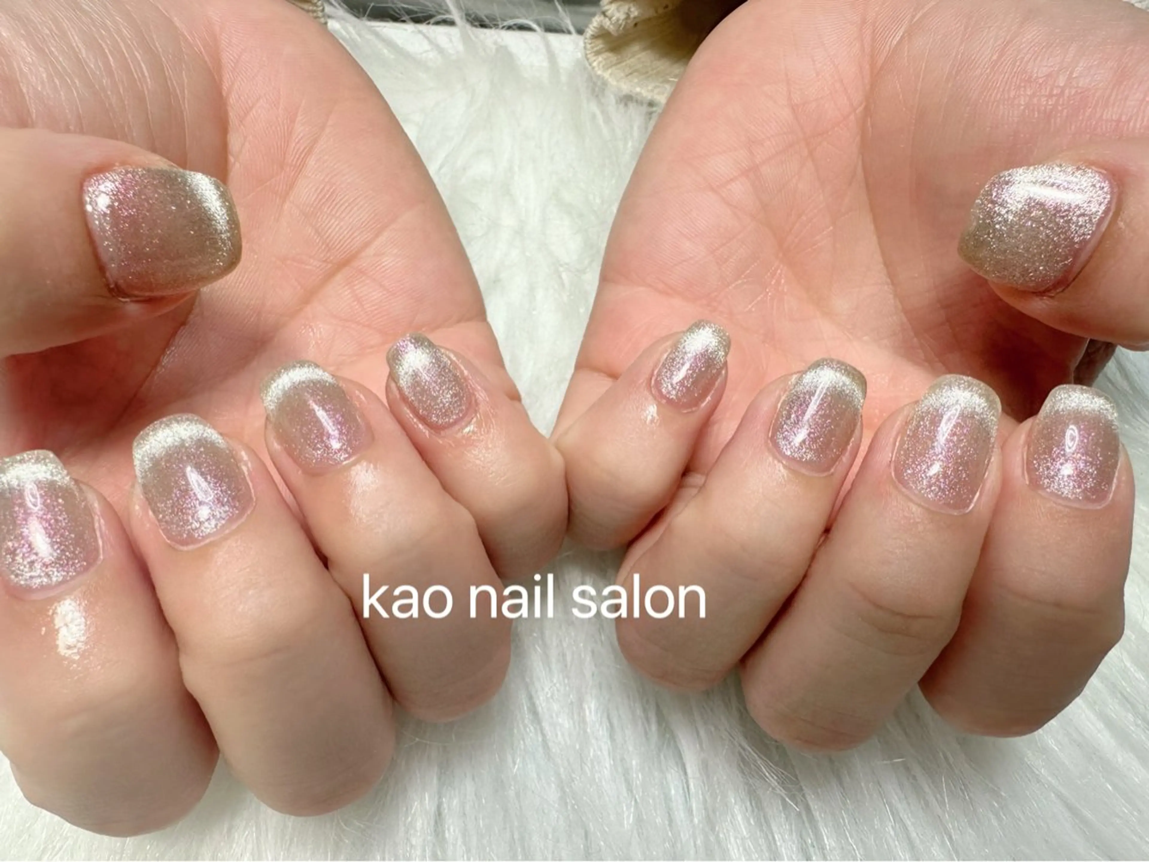 ネイル ハンドネイル kao nail マグネット/長さだしのネイルデザイン