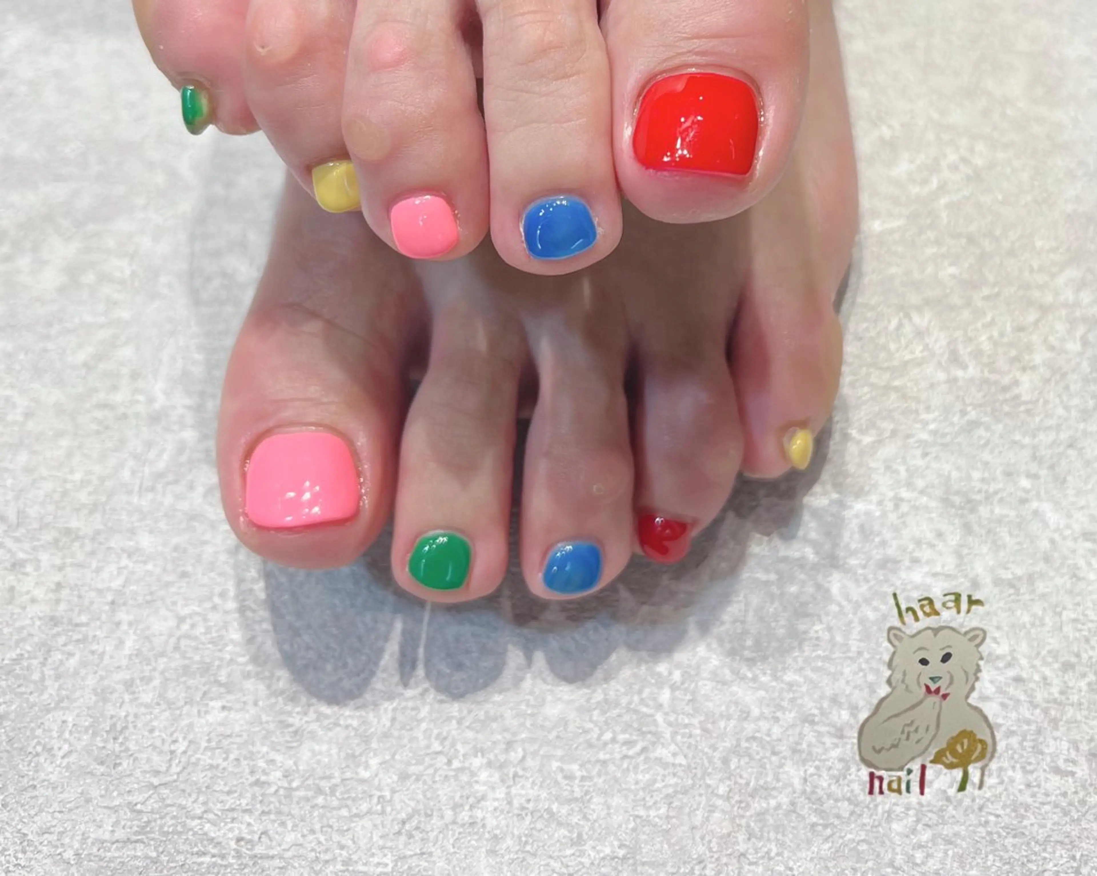 ネイル フットネイル 深田 加代のネイルデザイン