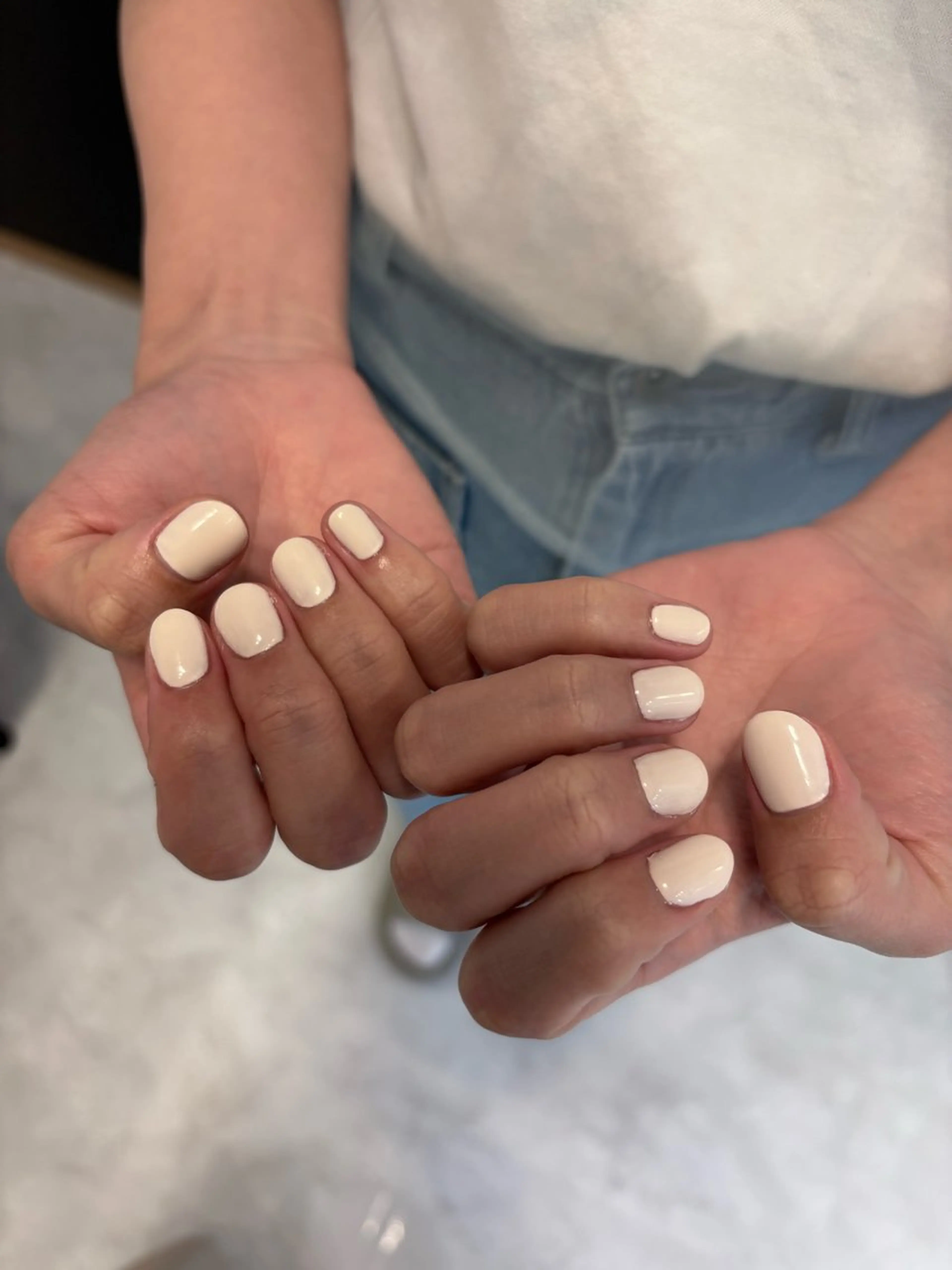 ネイル ワンカラーネイル シンプルネイル THOMㅤ suzuka🍀のネイルデザイン