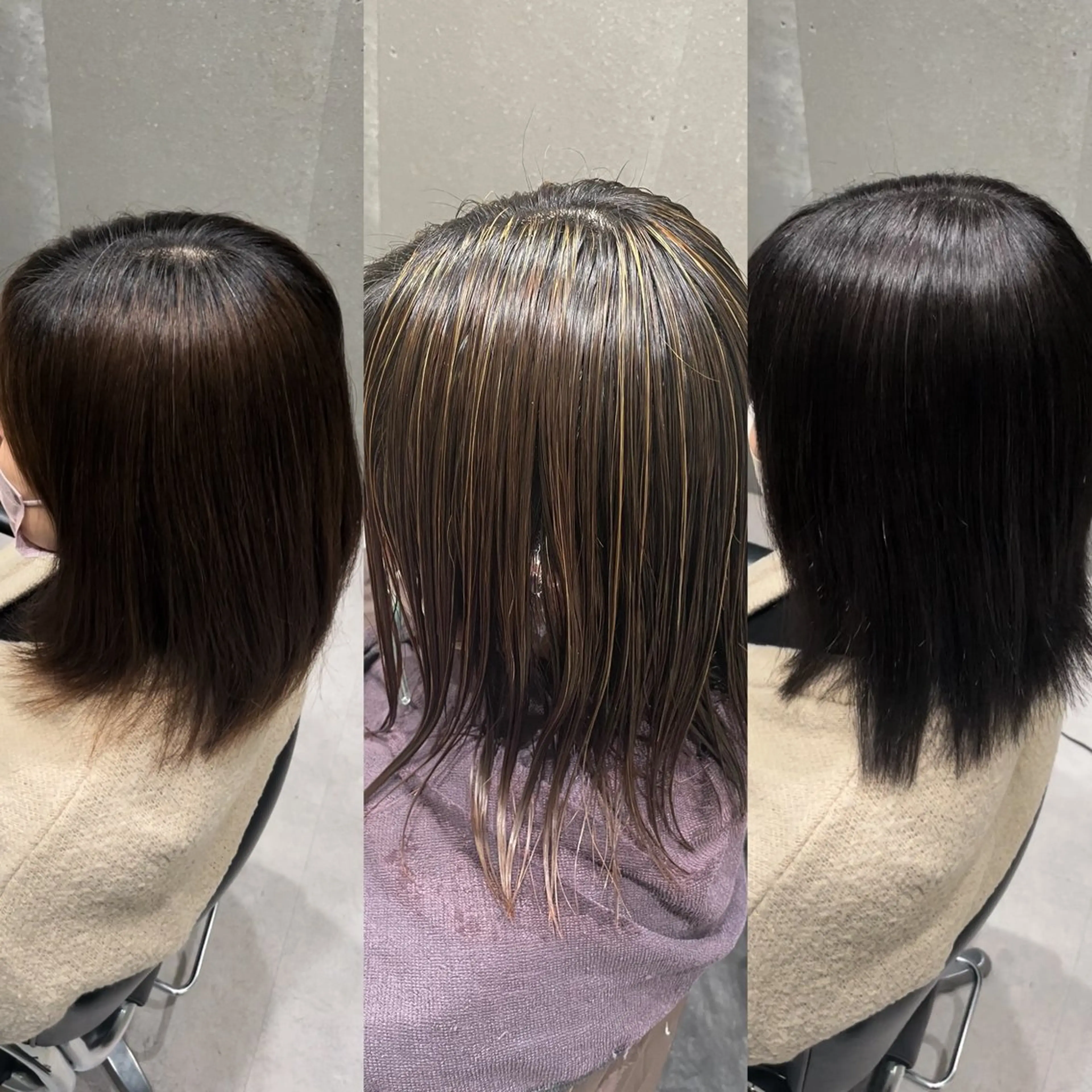 ロング カラー アディクシーカラー ブリーチ エドルカラー ハイライトカラー ハイライト ヘアカラー 髪質改善ヘアケア 艶髪特化/上田のヘアスタイル