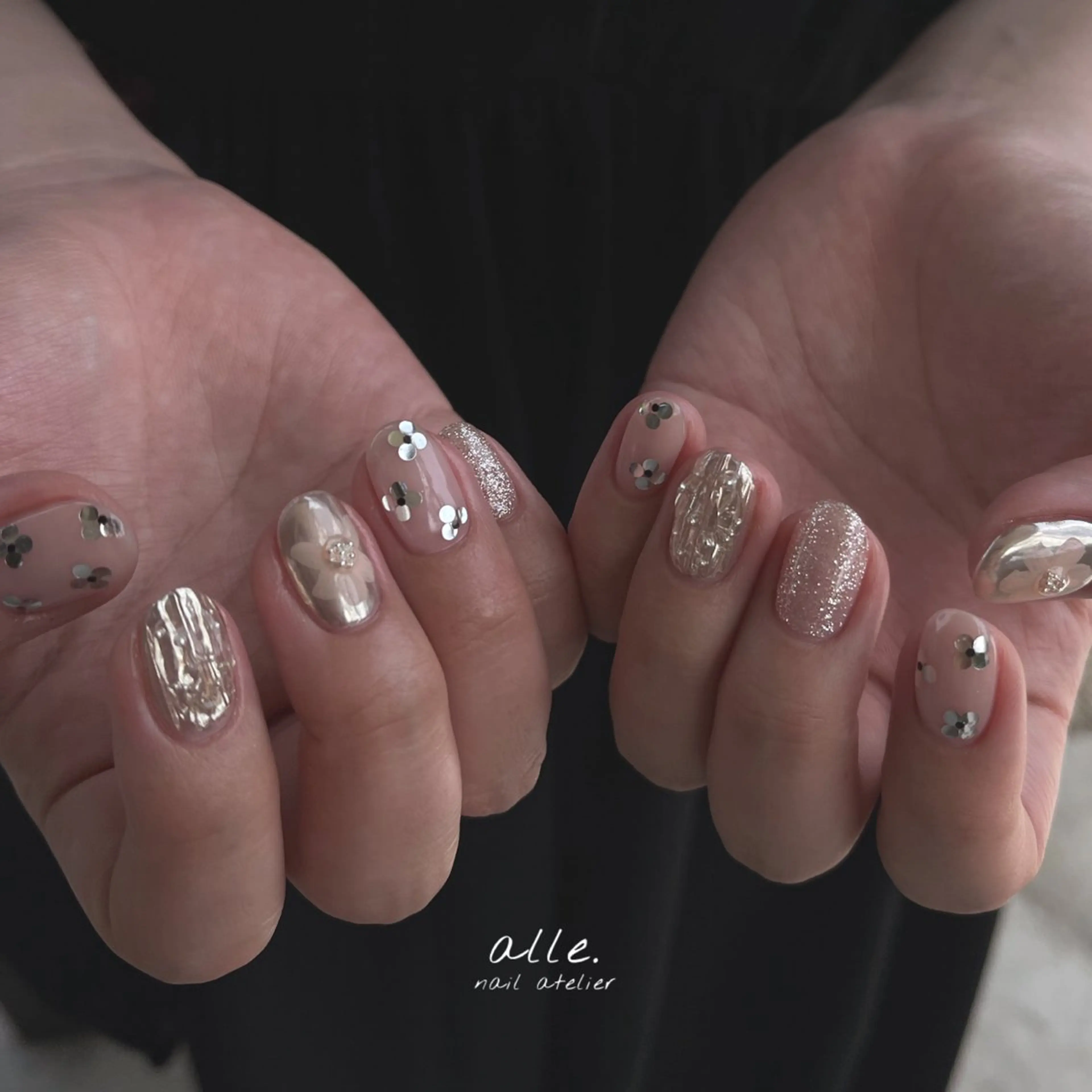 ネイル ハンドネイル atelier alle.のネイルデザイン