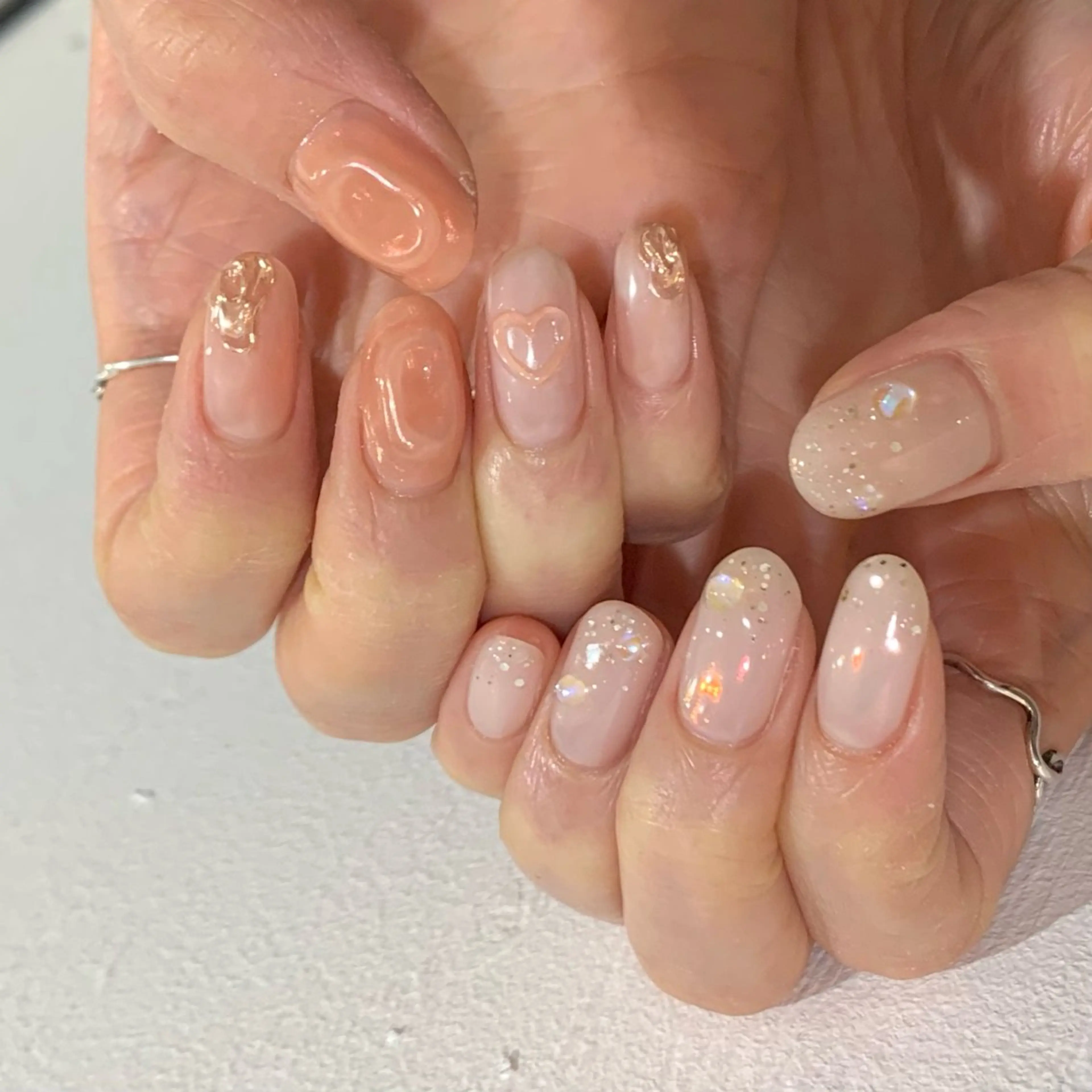 ネイル ハンドネイル 新宿ニュアンスネイル makotoのネイルデザイン