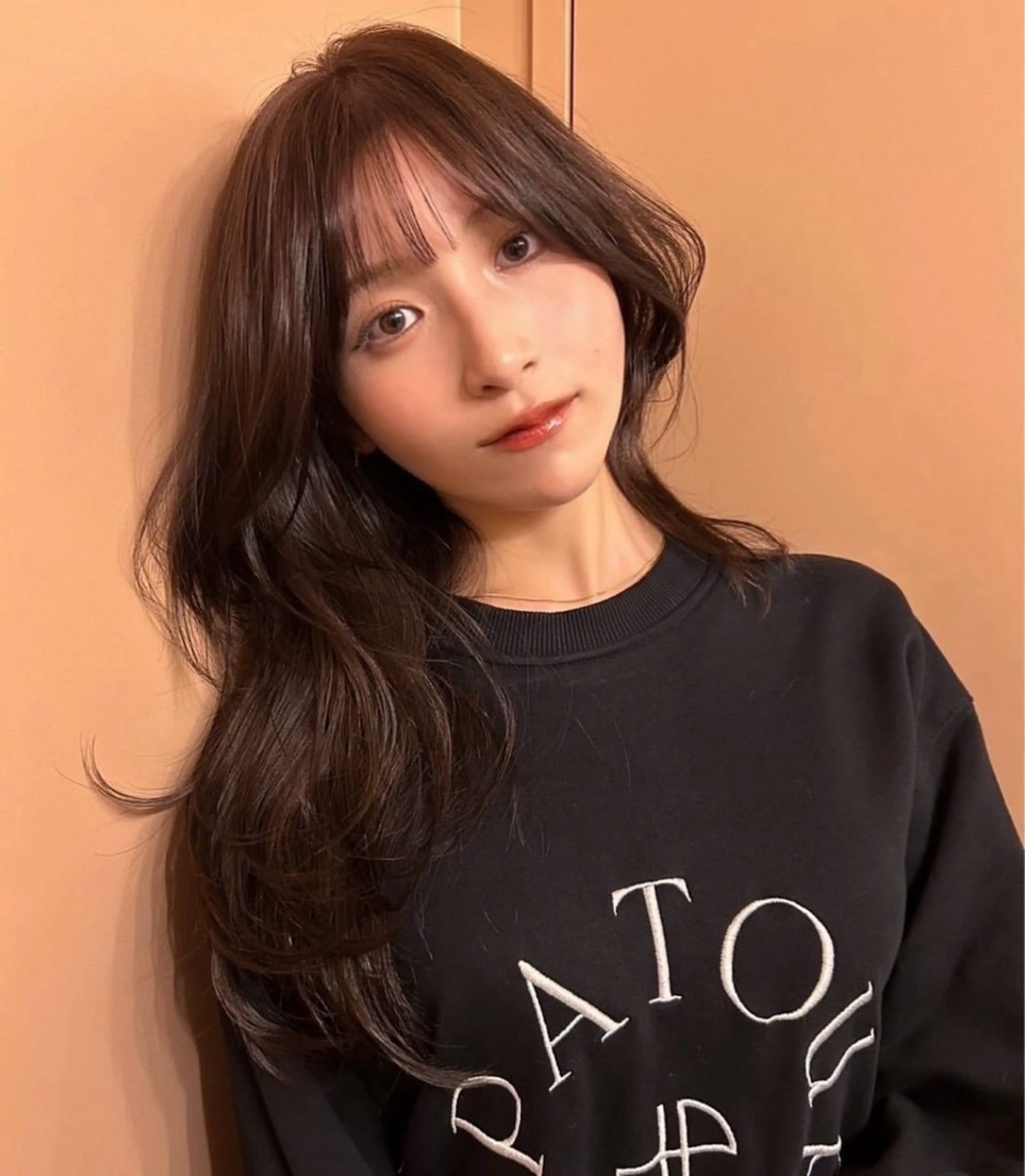 セミロング カラー ❄️暗髪/透明感❄️ /reyのヘアスタイル