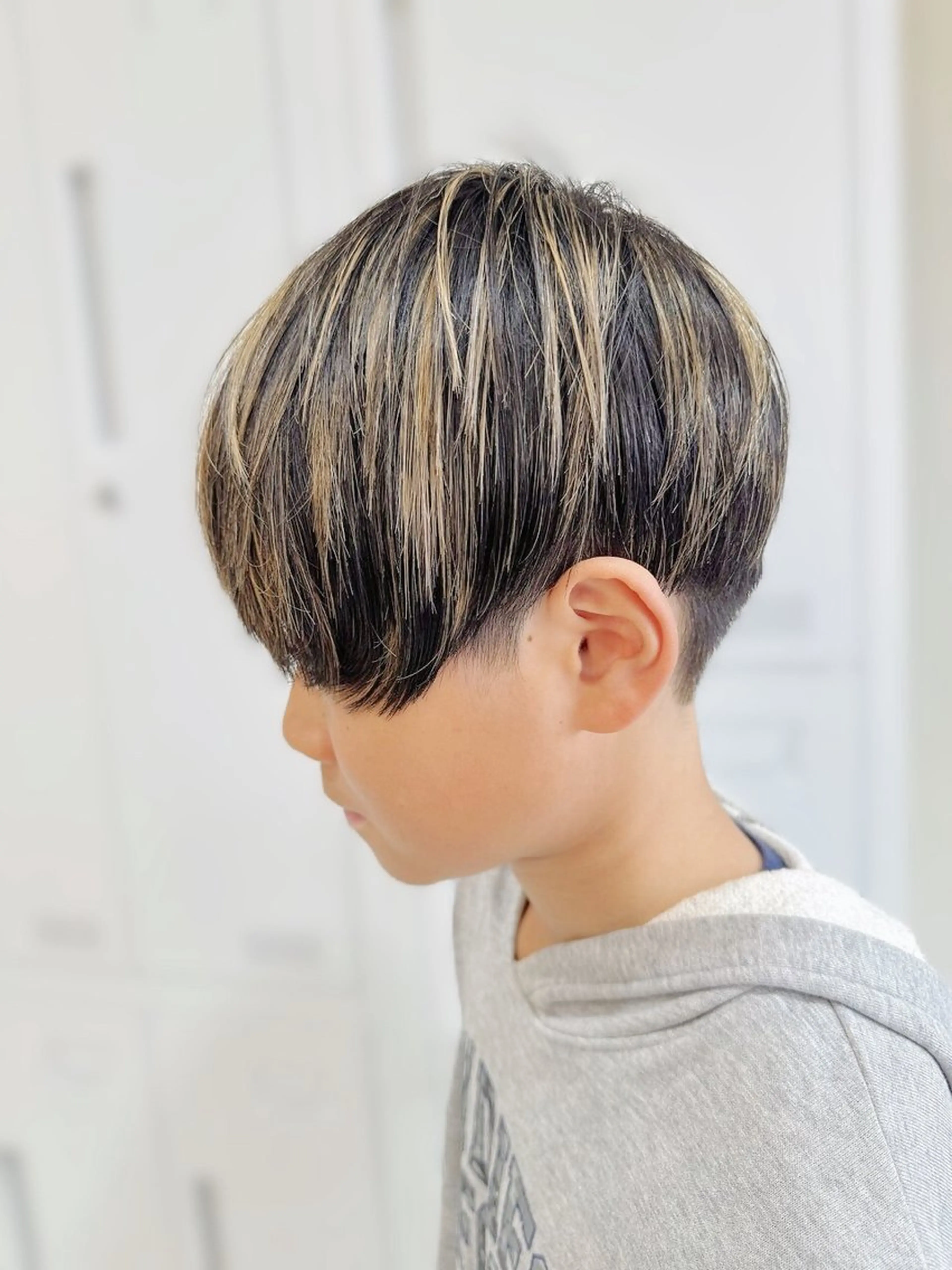 メンズ メンズハイライト カット ヘアカラー トリートメント VANCOUNCIL 松本のヘアスタイル