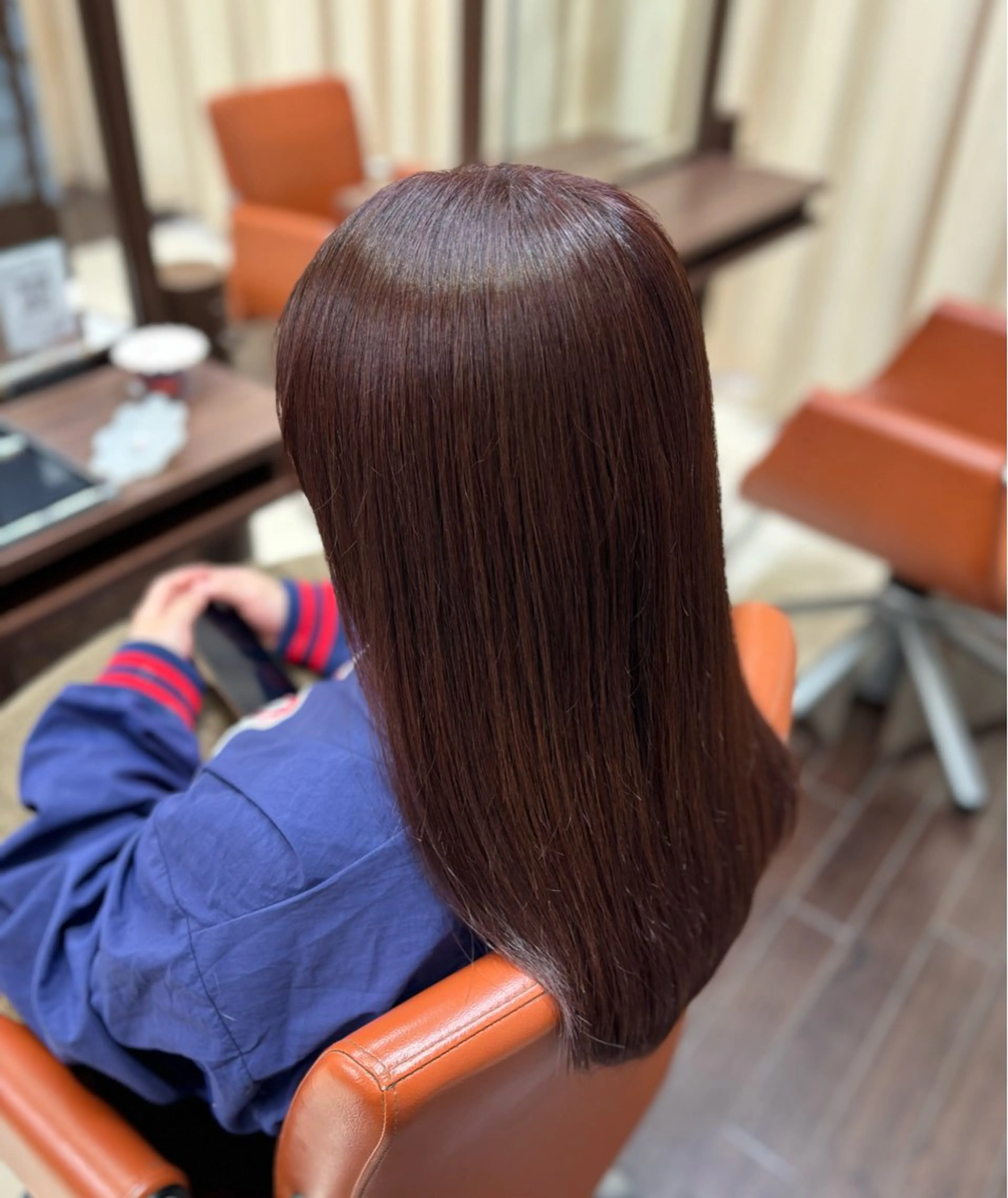 ロング カラー ブラウンカラー ピンクカラー ピンクブラウン ヘアカラー 🌻カラーモデル /艶カラー/あい🌻のヘアスタイル